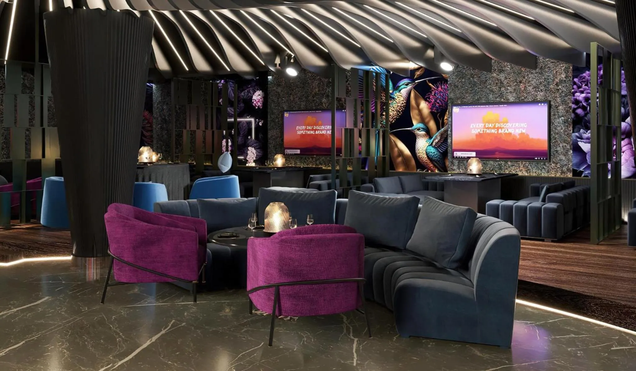 Lounge or bar in Crowne Plaza Tashkent, an IHG Hotel