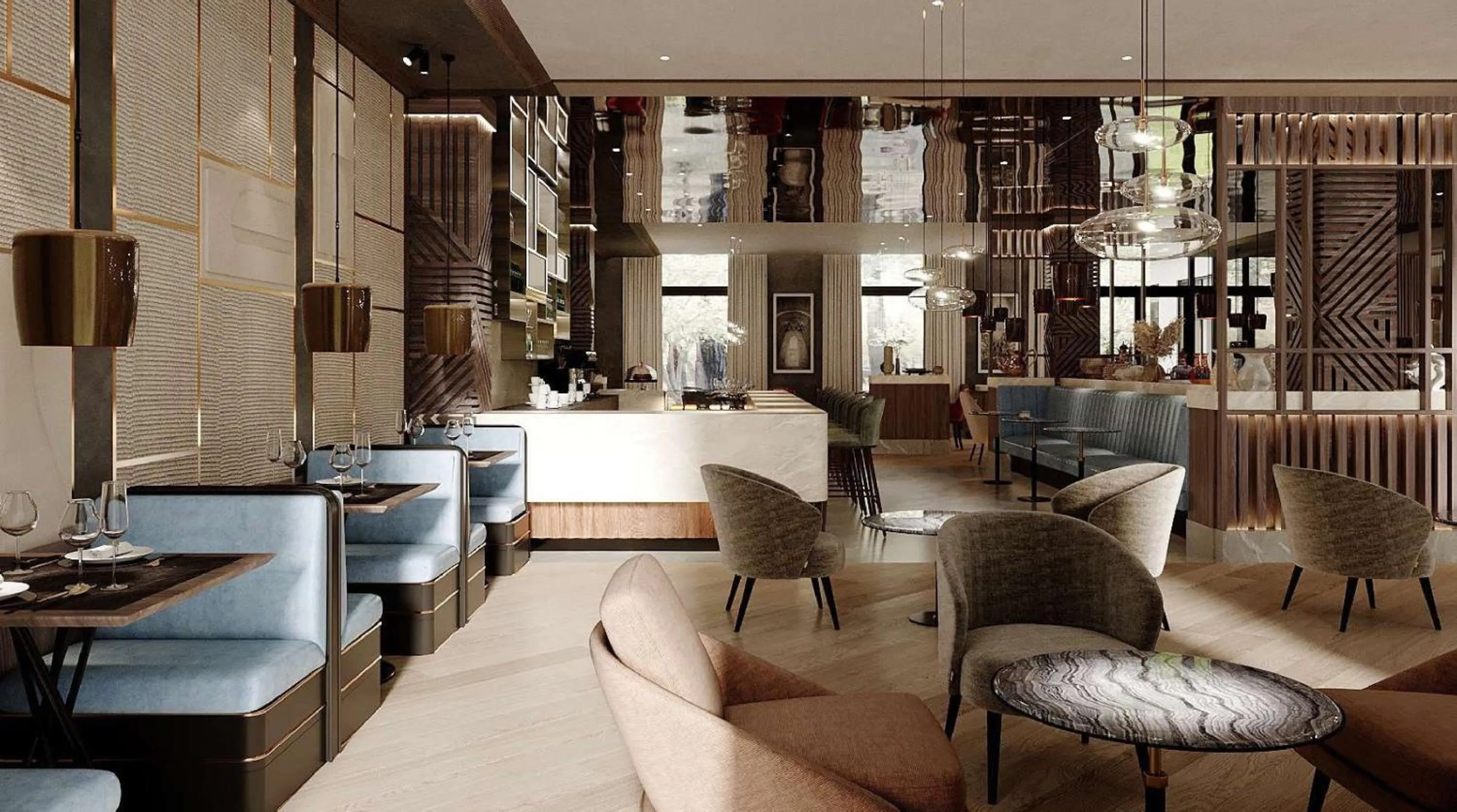 Lounge or bar in Crowne Plaza Tashkent, an IHG Hotel