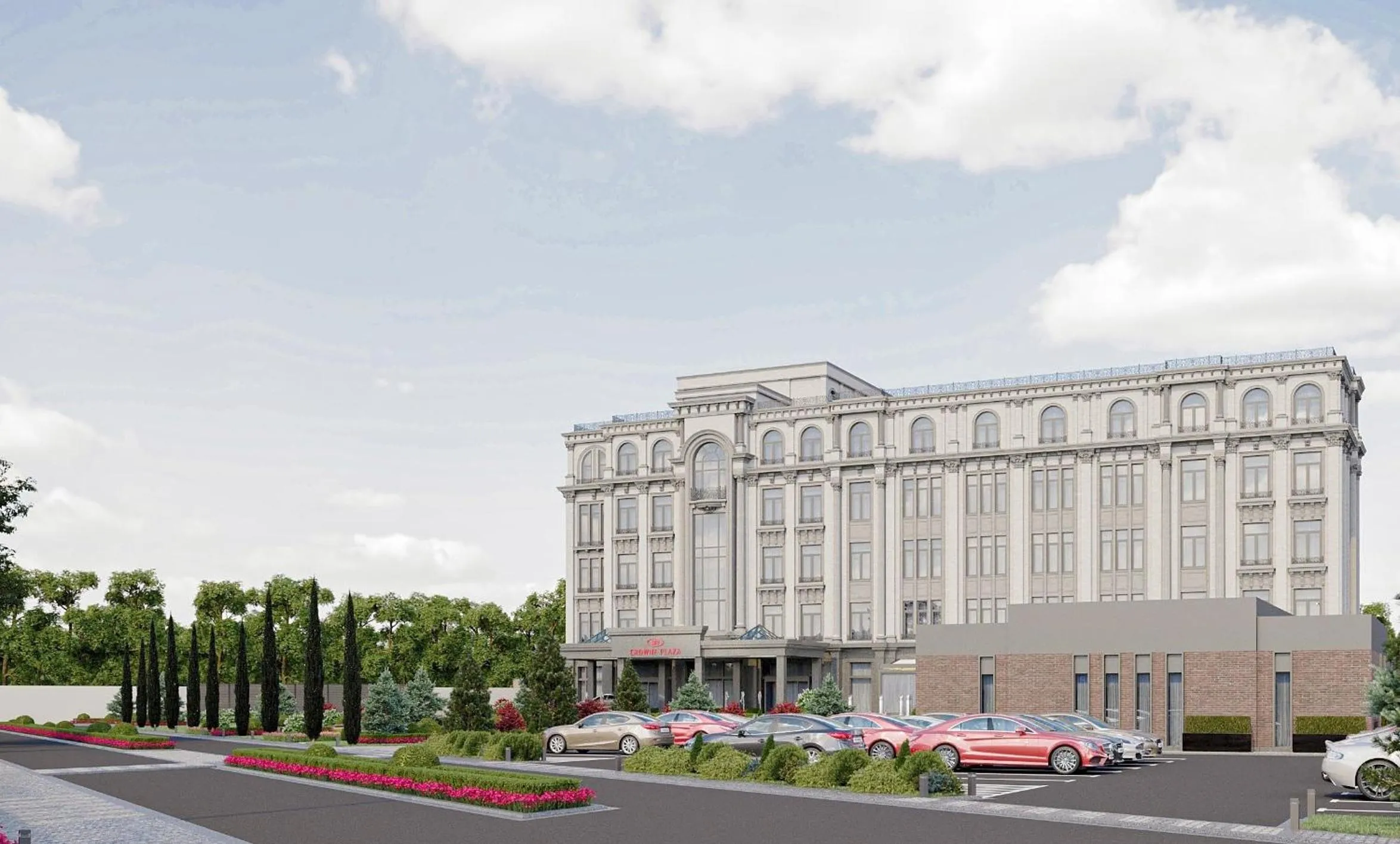 Property building in Crowne Plaza Tashkent, an IHG Hotel