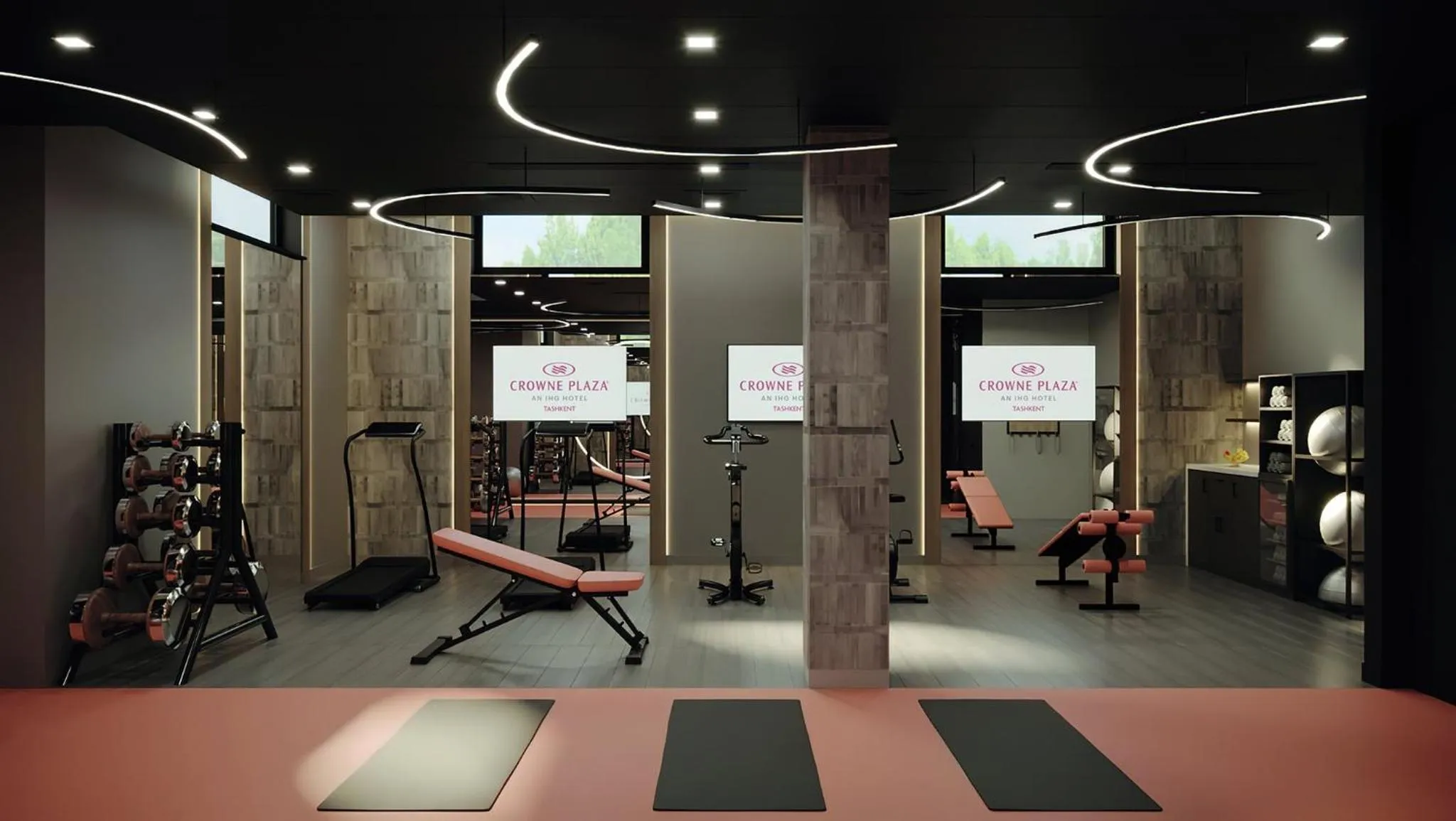 Fitness centre/facilities in Crowne Plaza Tashkent, an IHG Hotel