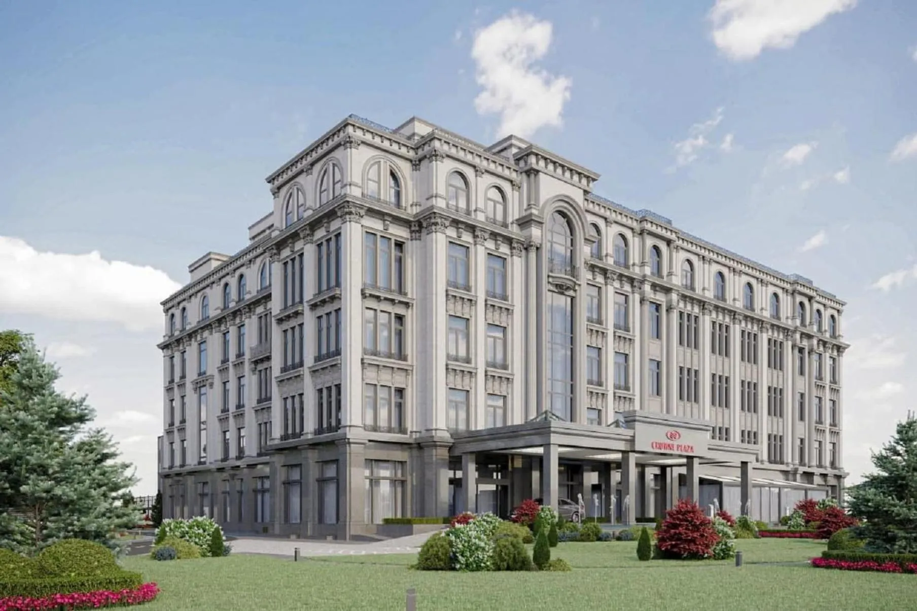 Property building in Crowne Plaza Tashkent, an IHG Hotel