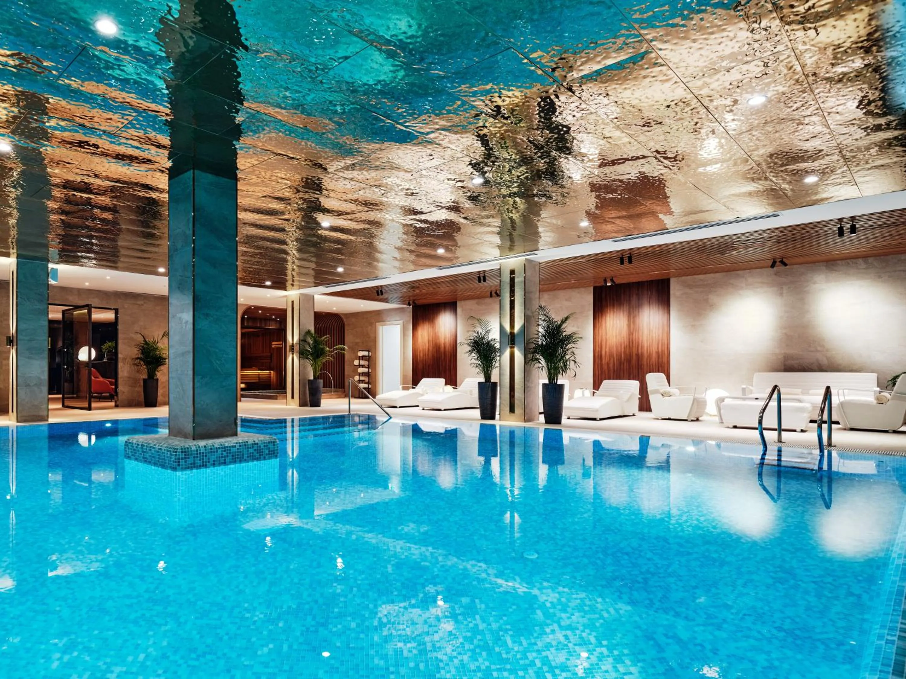Swimming pool in Crowne Plaza Tashkent, an IHG Hotel