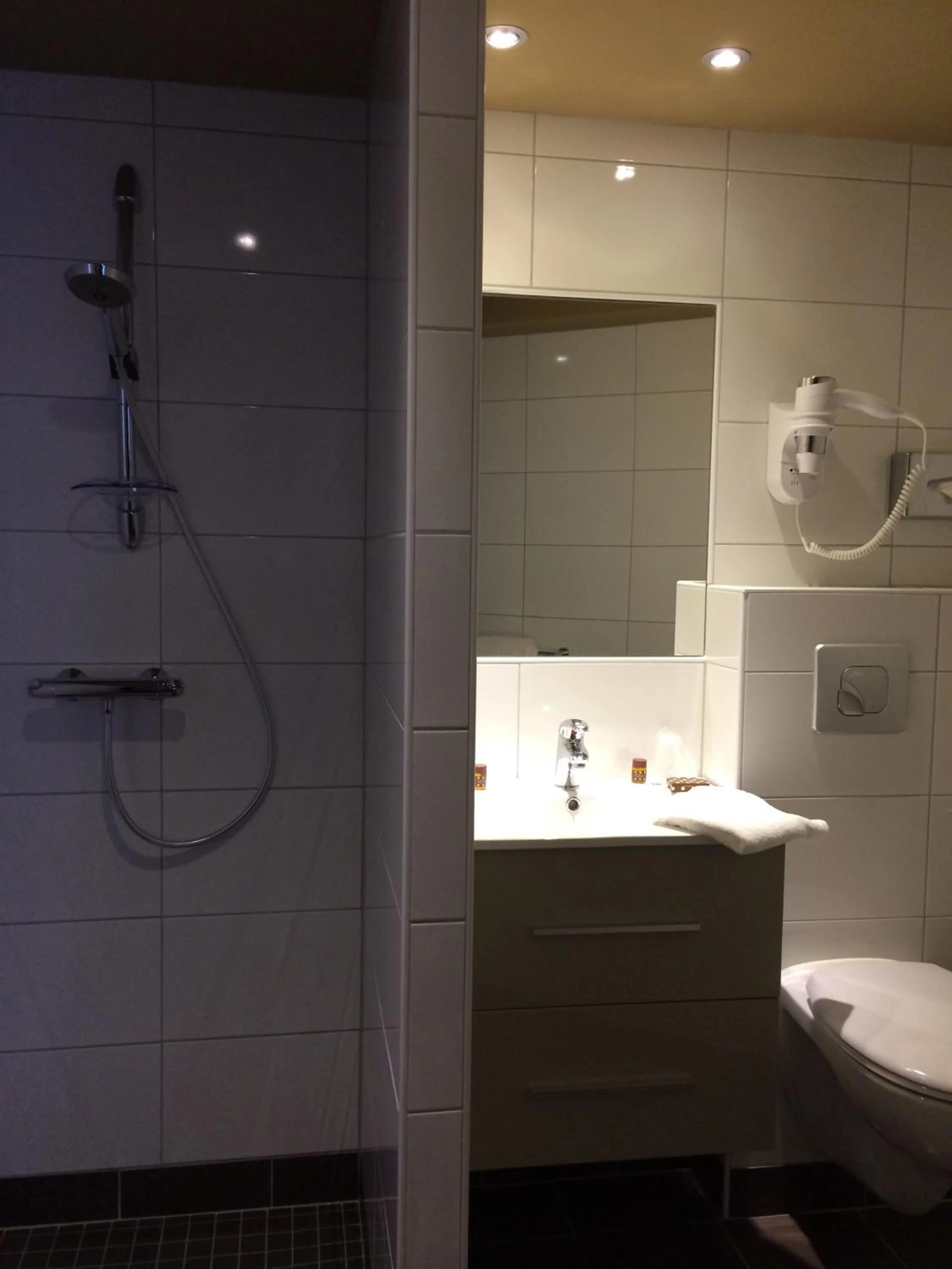 Bathroom in Moka Hotel