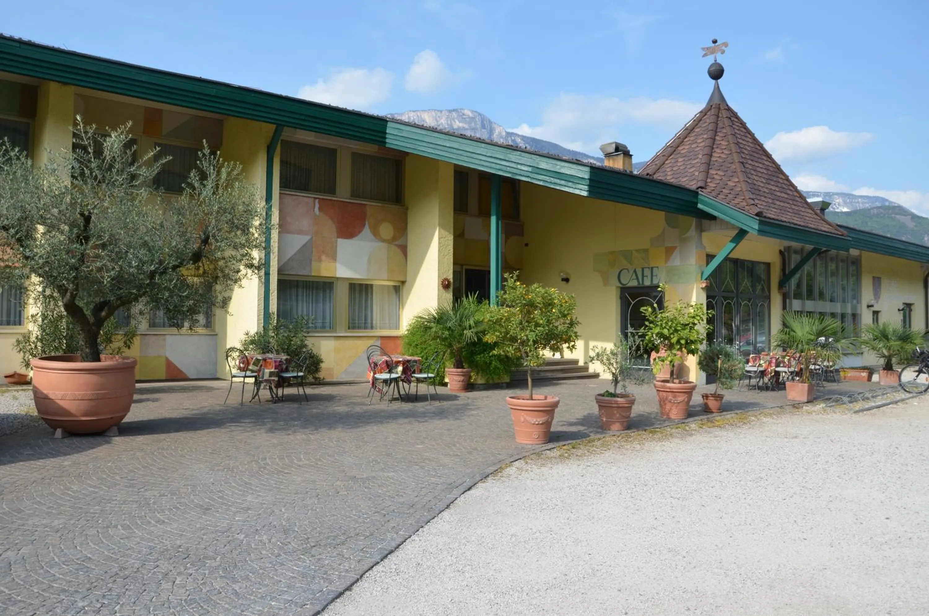 Facade/entrance in Hotel Greifenstein