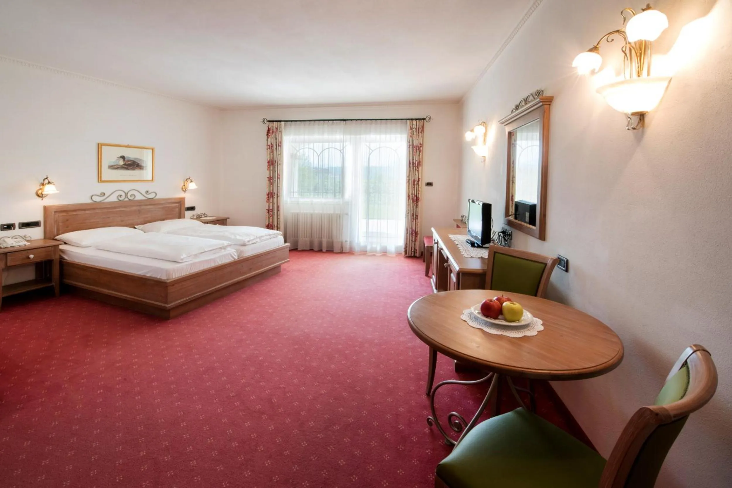 Photo of the whole room, Bed in Hotel Greifenstein