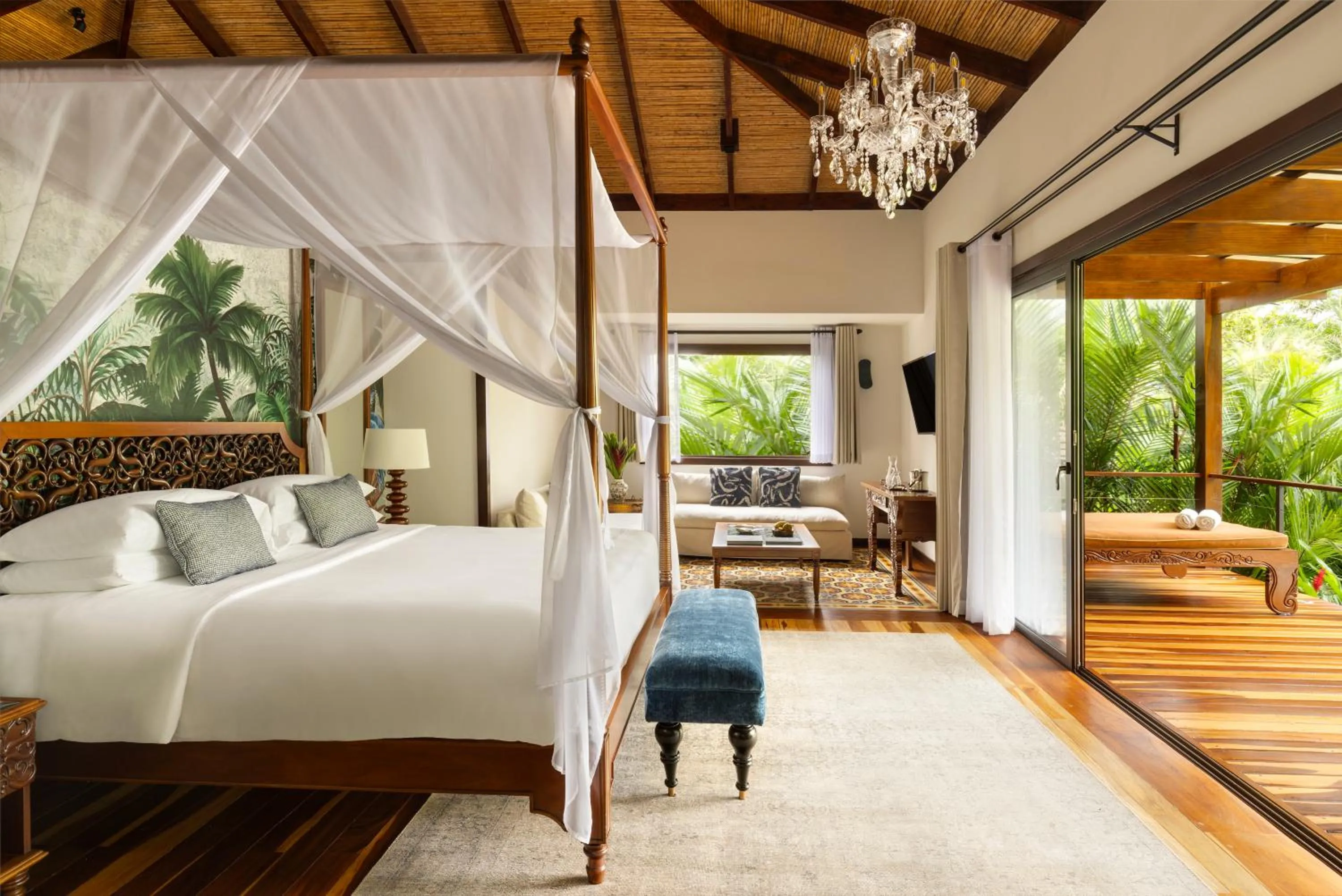 Bedroom, Bed in Nayara Springs - Adults Only