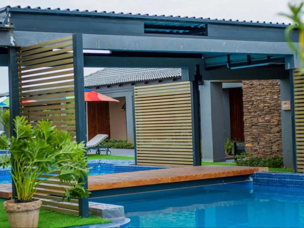 Aqua park in The Lux Hotel and Resorts