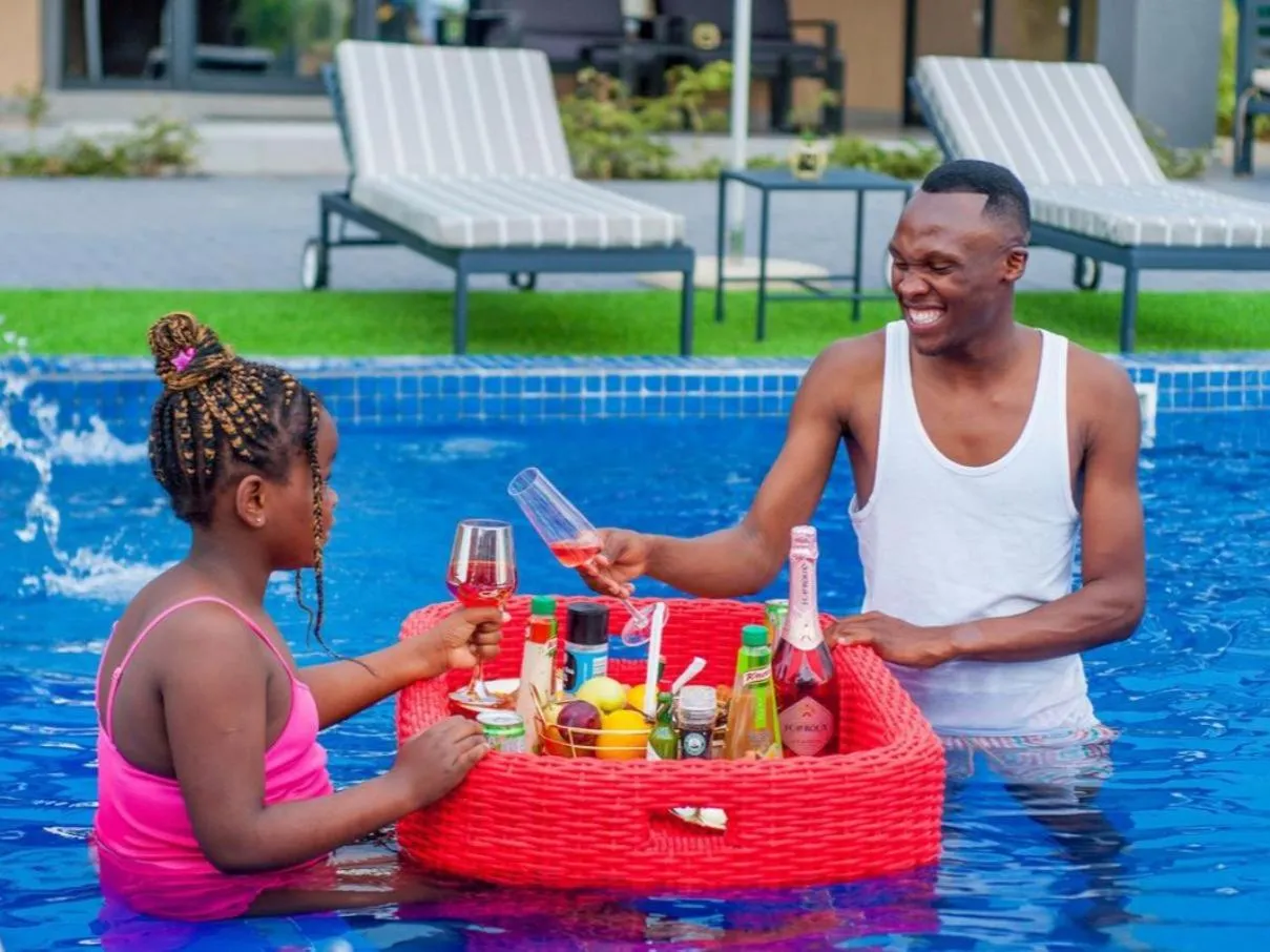 Swimming pool in The Lux Hotel and Resorts