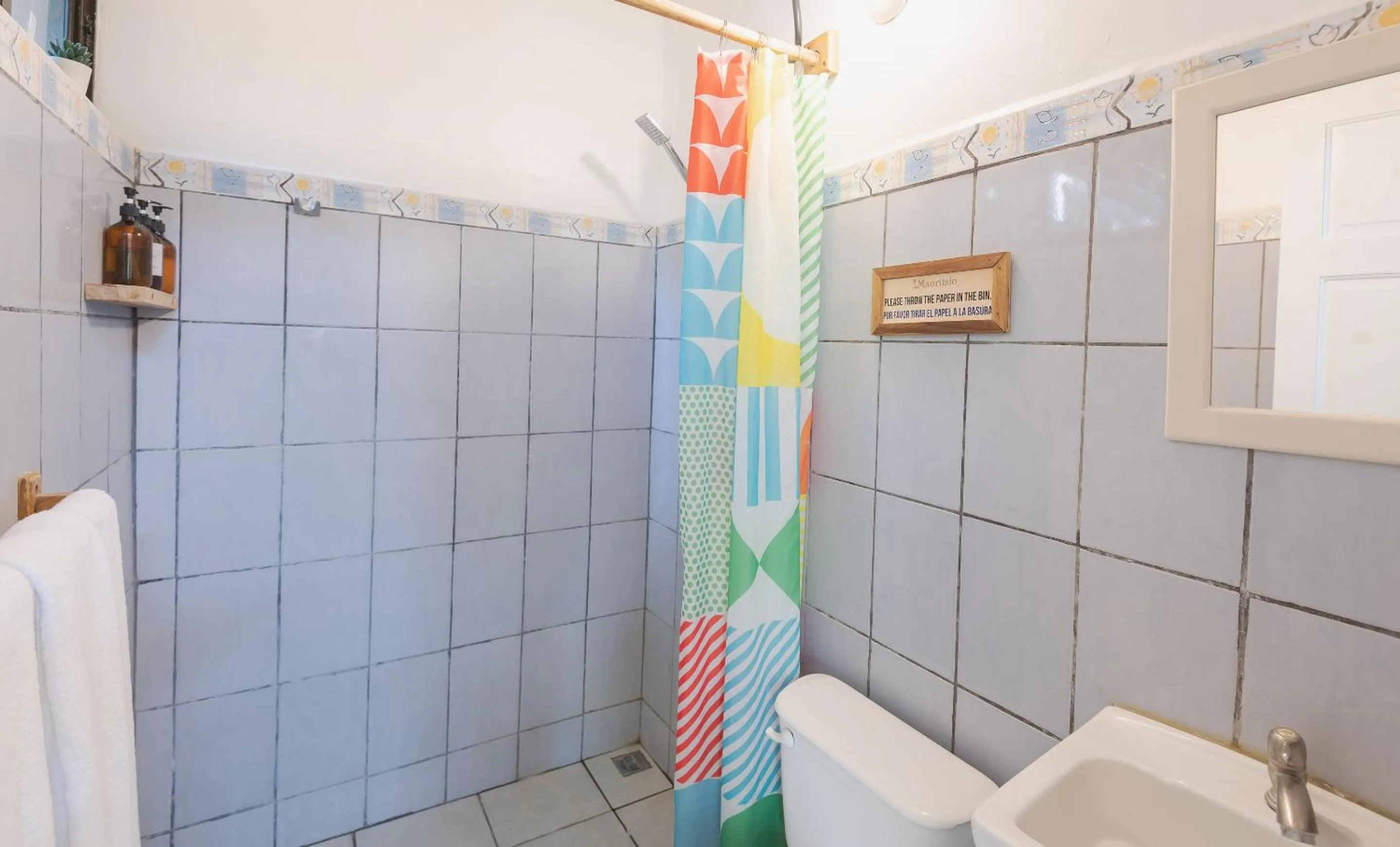 Bathroom in Maoritsio Garden Studios