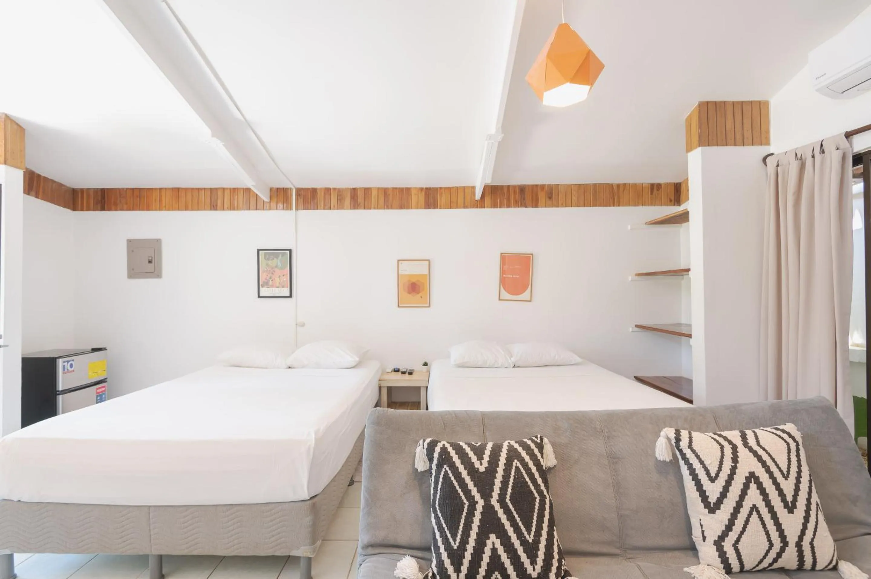 Bed in Maoritsio Garden Studios