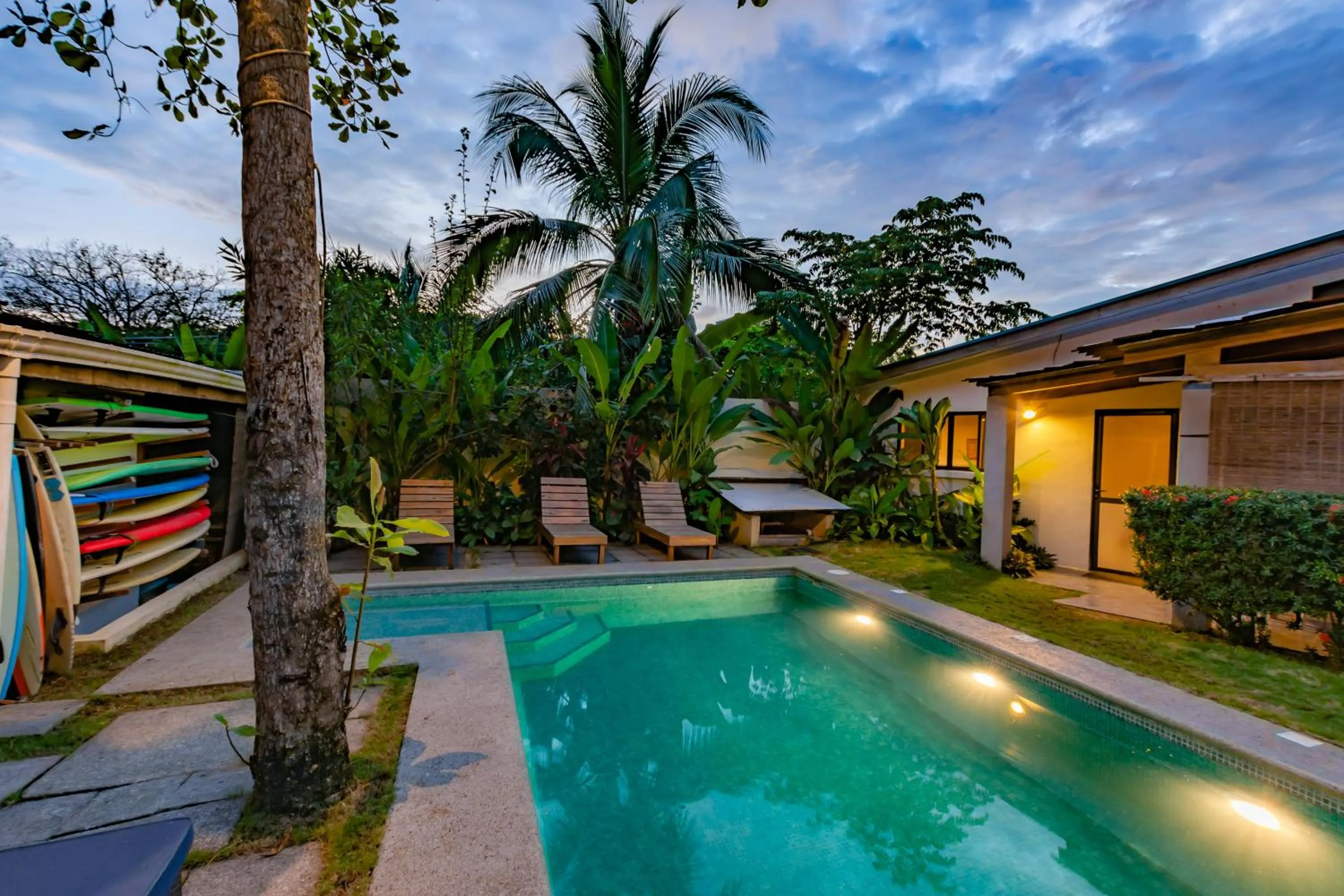Swimming pool in Maoritsio Garden Studios