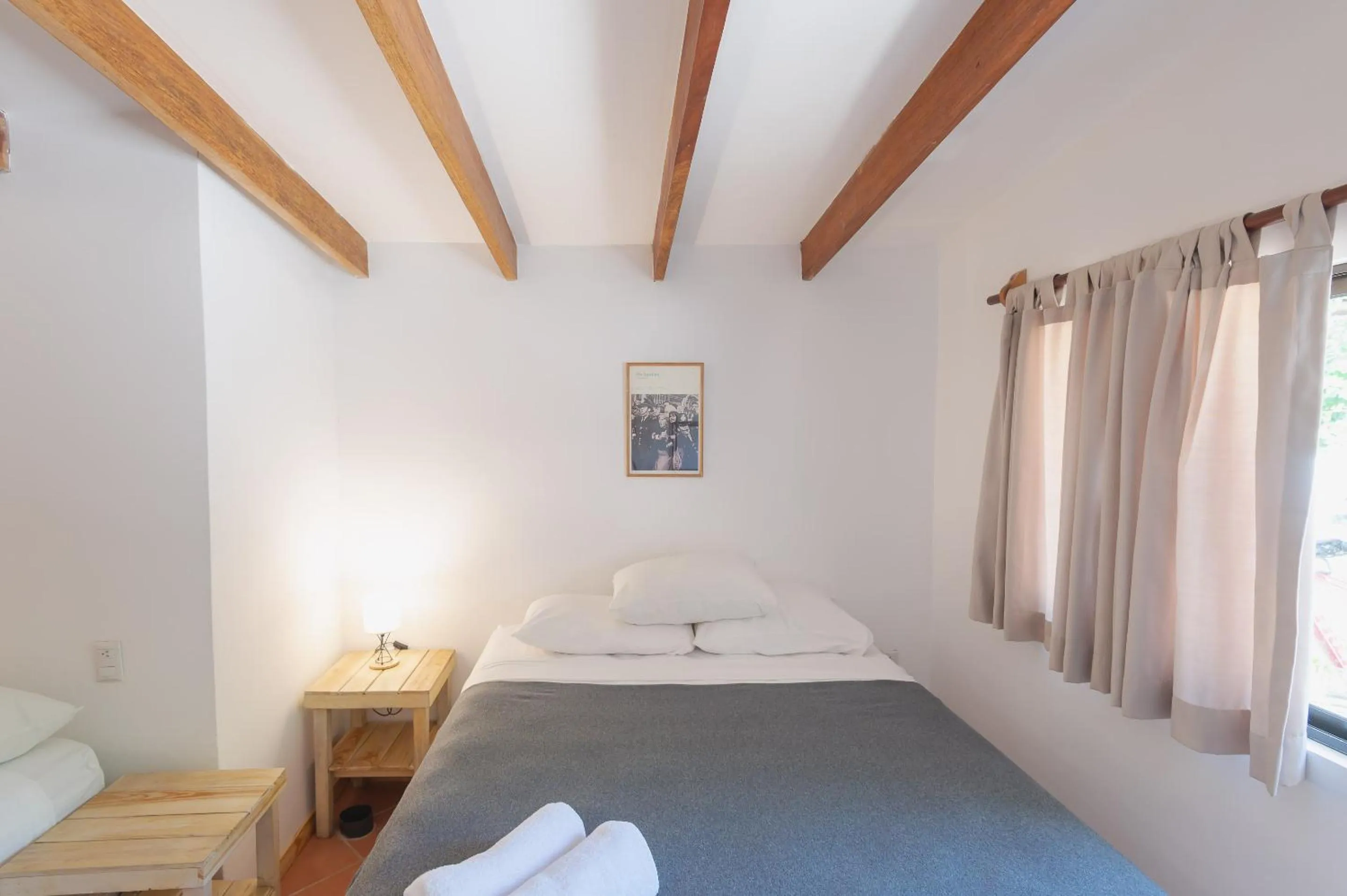 Bed in Maoritsio Garden Studios