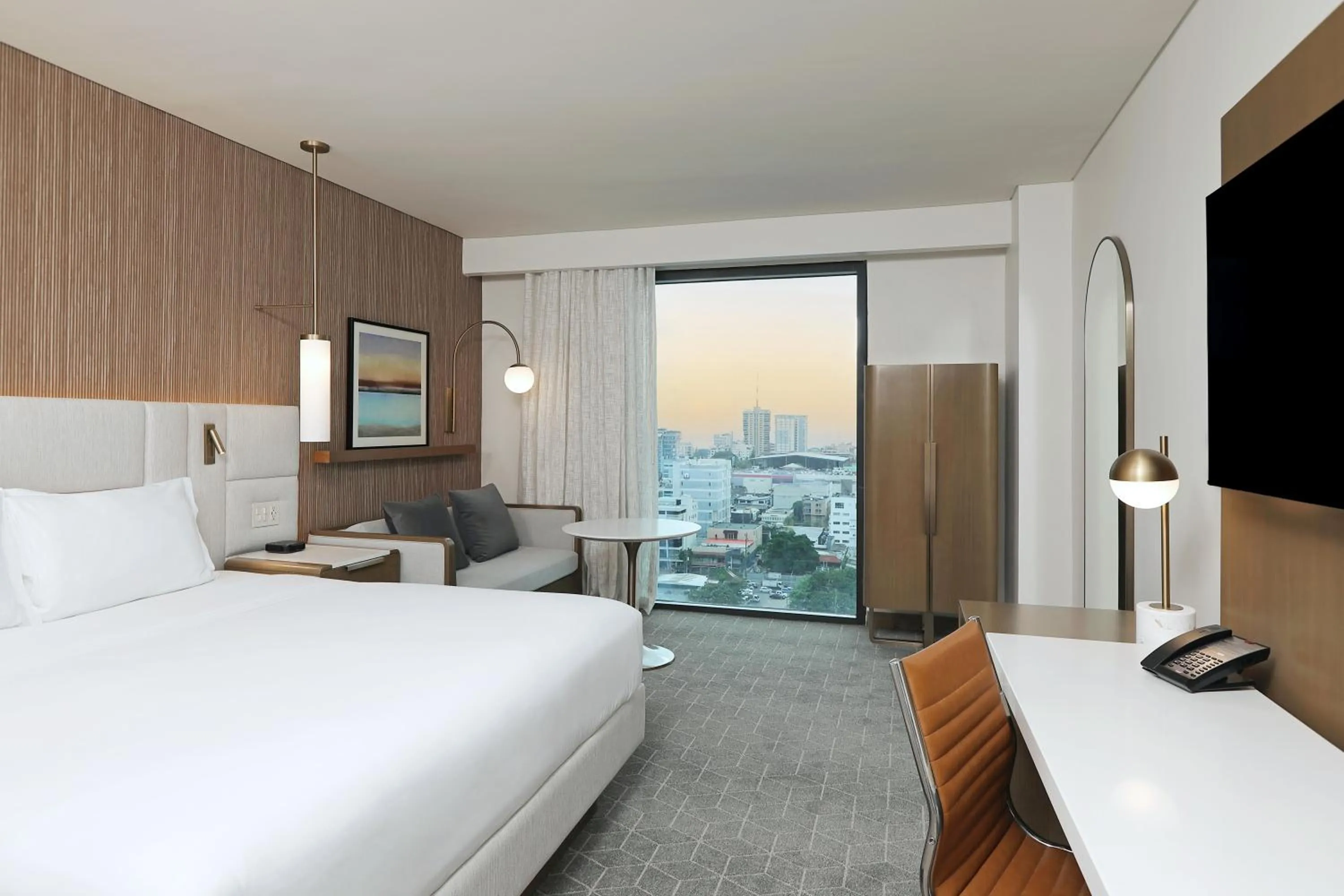 City view, Bed in Courtyard by Marriott Santo Domingo Piantini