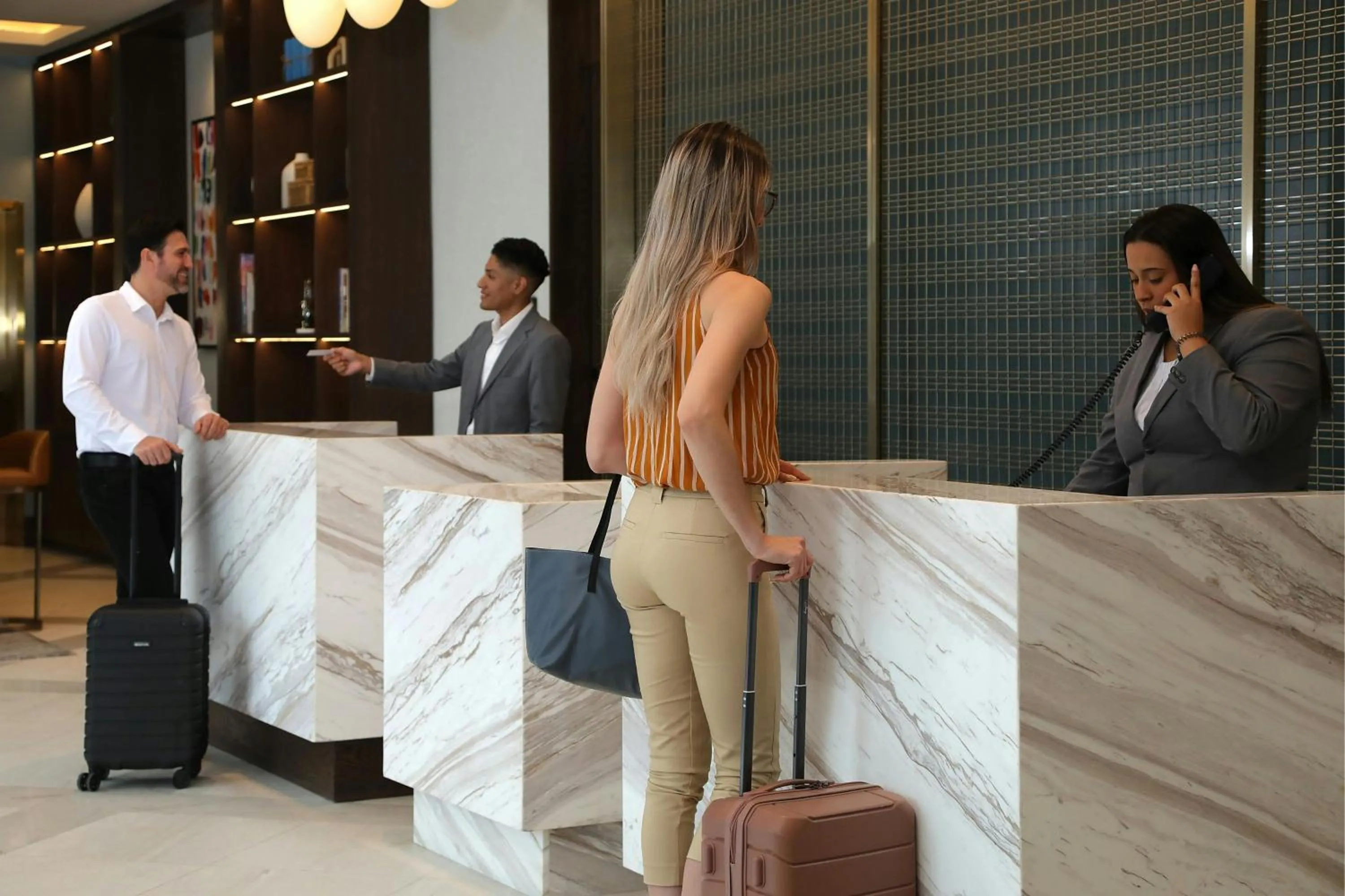 Lobby or reception in Courtyard by Marriott Santo Domingo Piantini