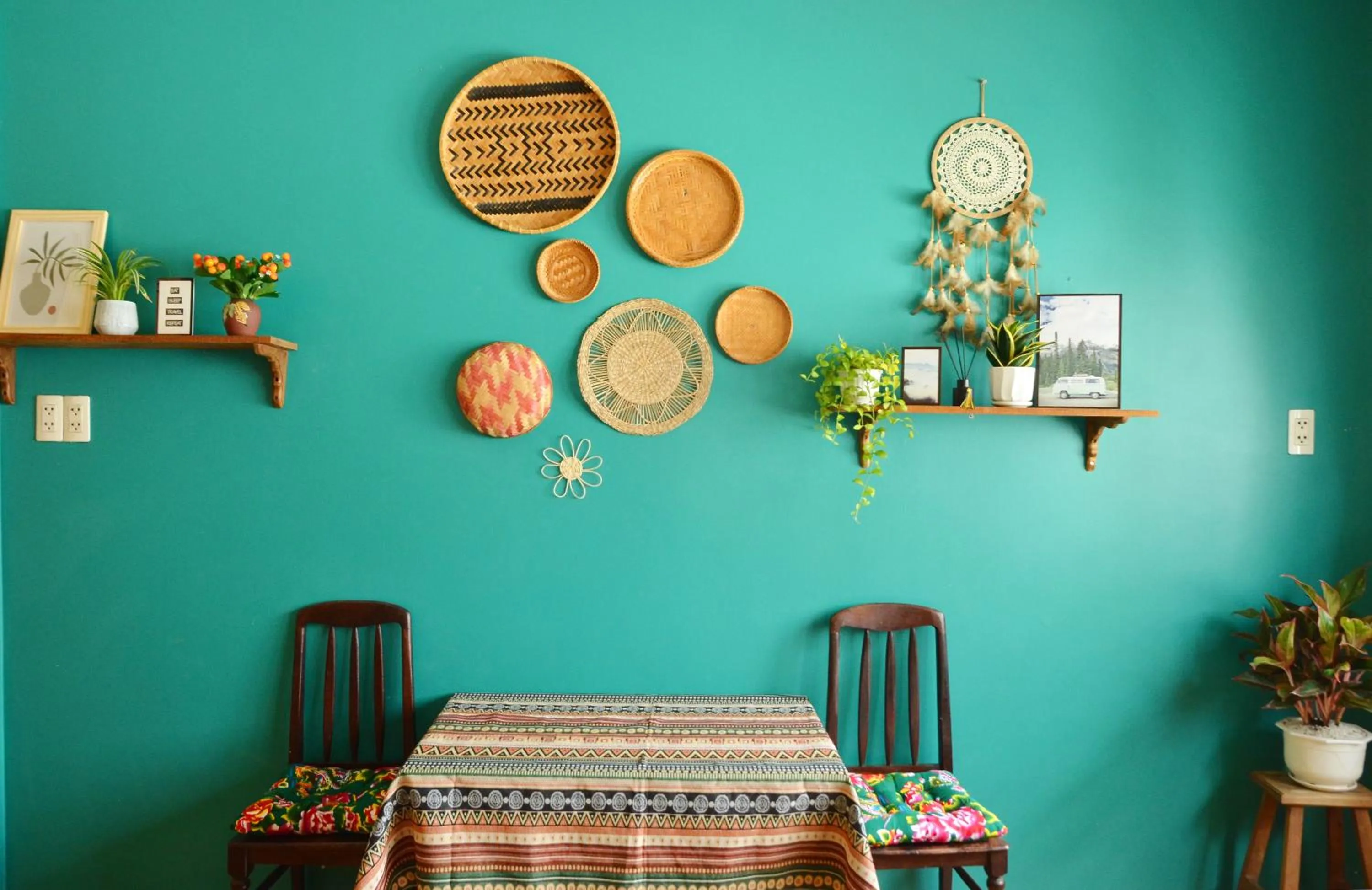 Decorative detail in Northern Hostel - Bui Vien Walking Street