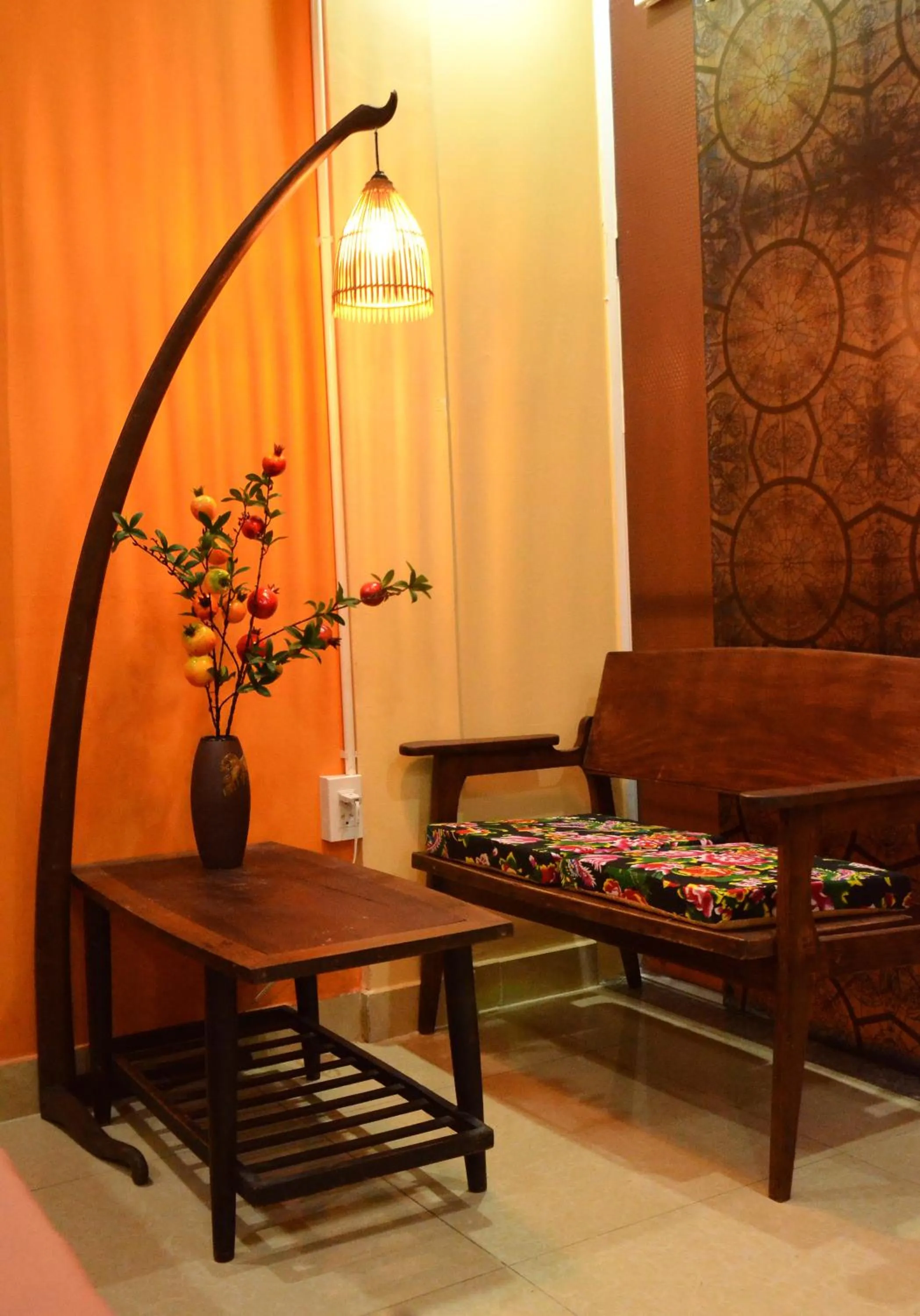 Seating area in Northern Hostel - Bui Vien Walking Street