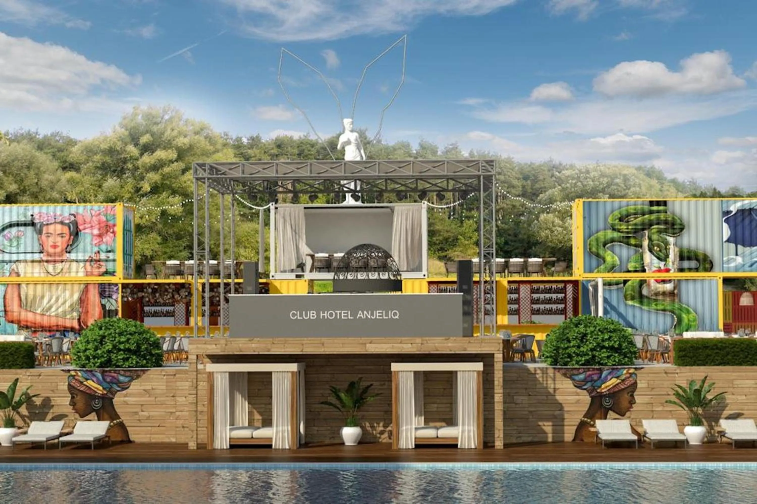 View (from property/room) in Club Hotel Anjeliq