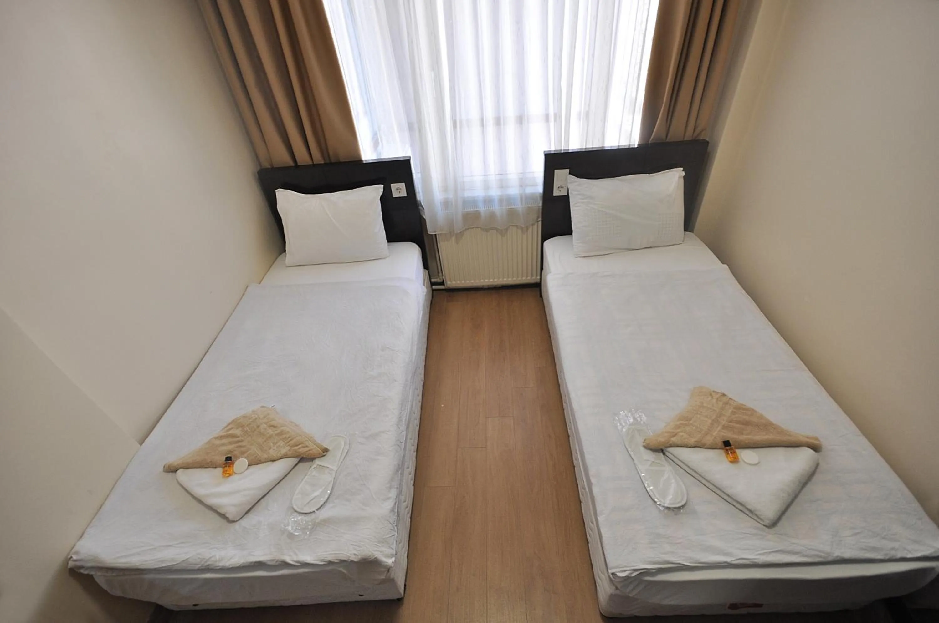 Bed in Hotel Baykal