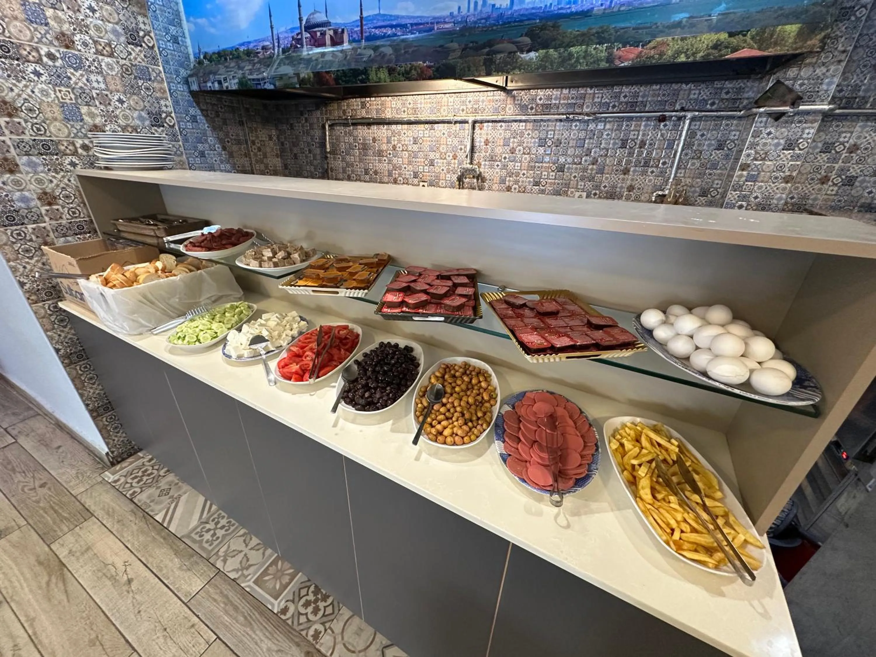 Food and drinks in Hotel Baykal