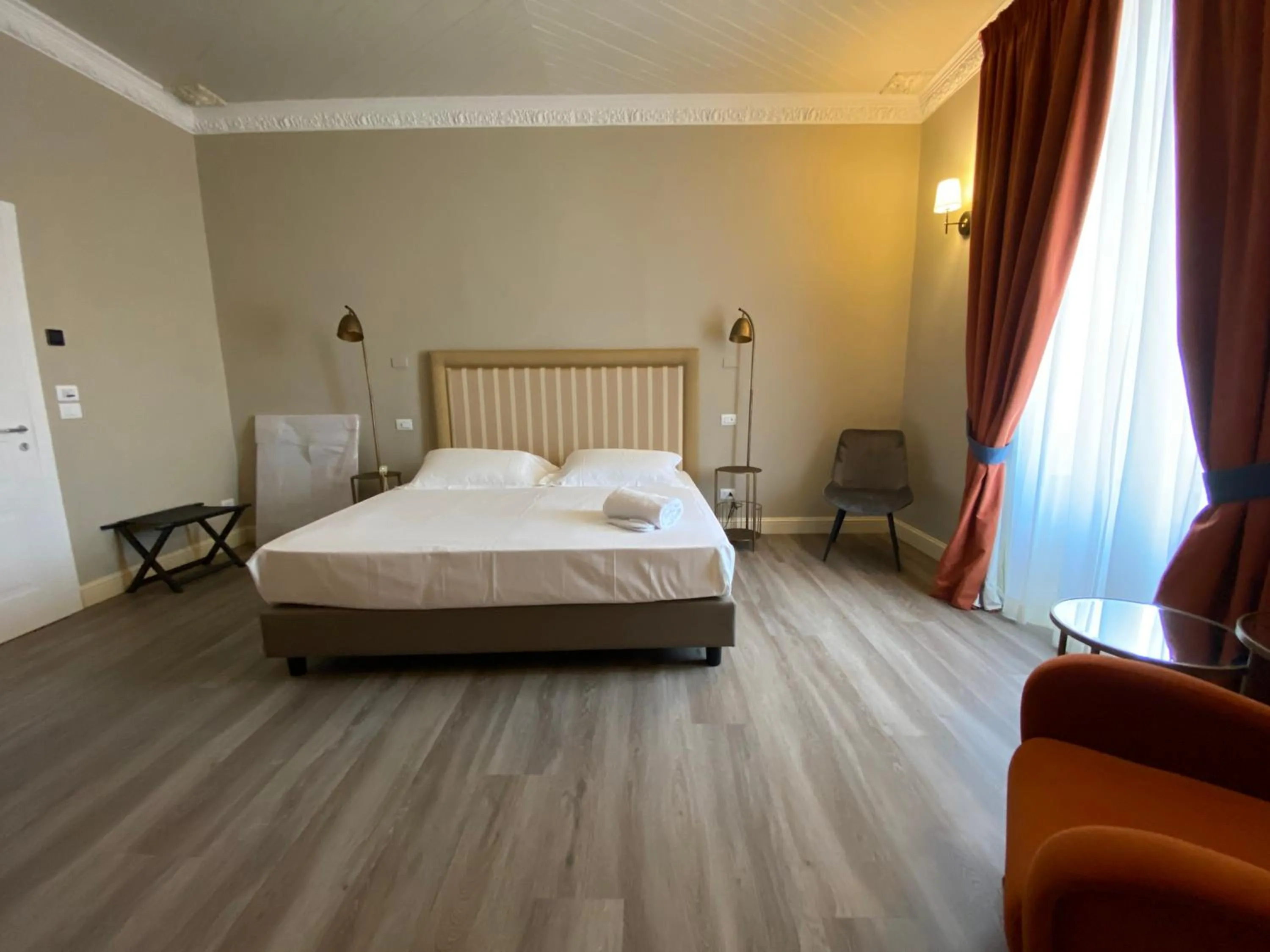 Bed in Lanterne Magiche Ortigia Suites