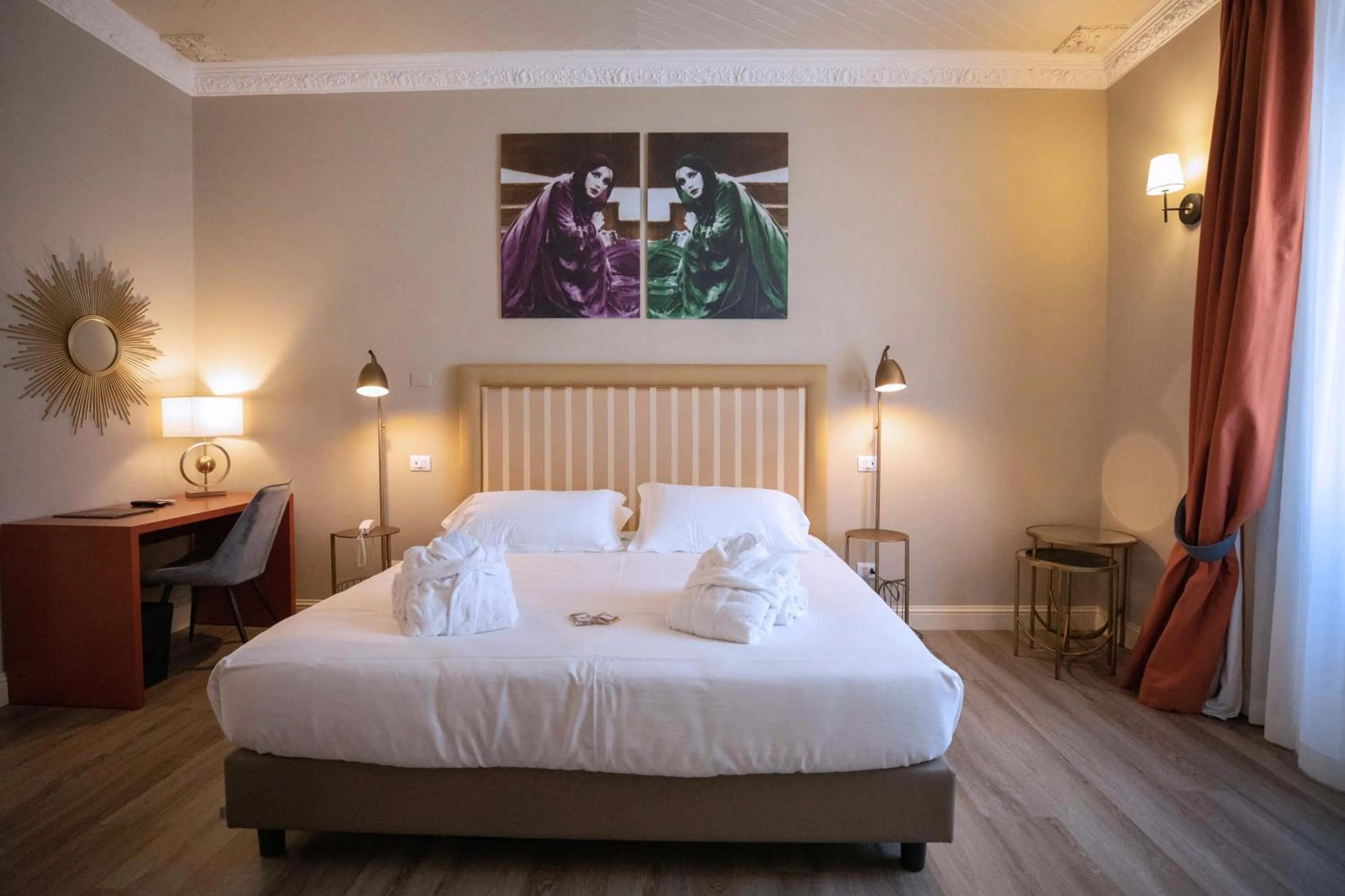 Bed in Lanterne Magiche Ortigia Suites