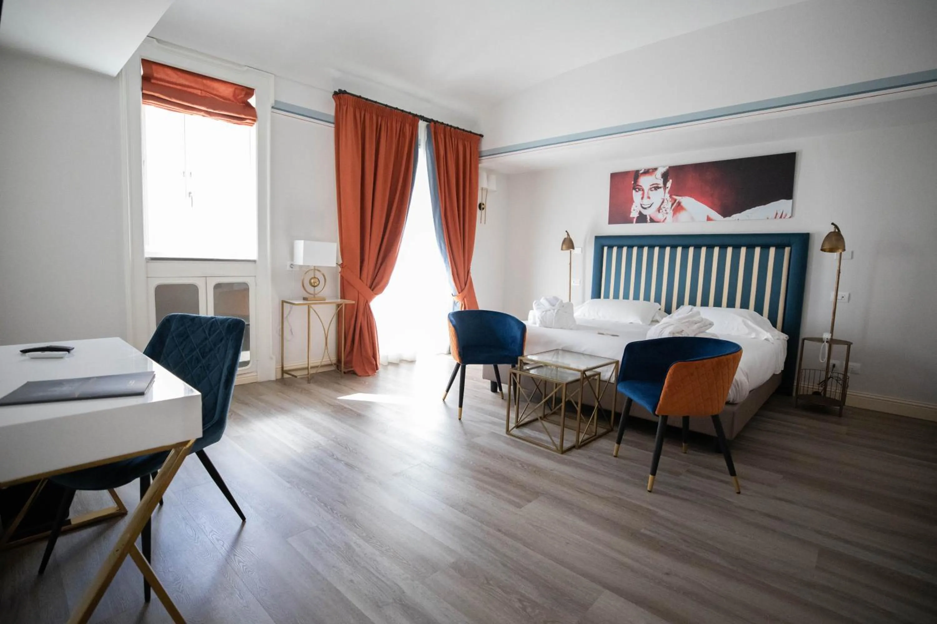 Bed in Lanterne Magiche Ortigia Suites