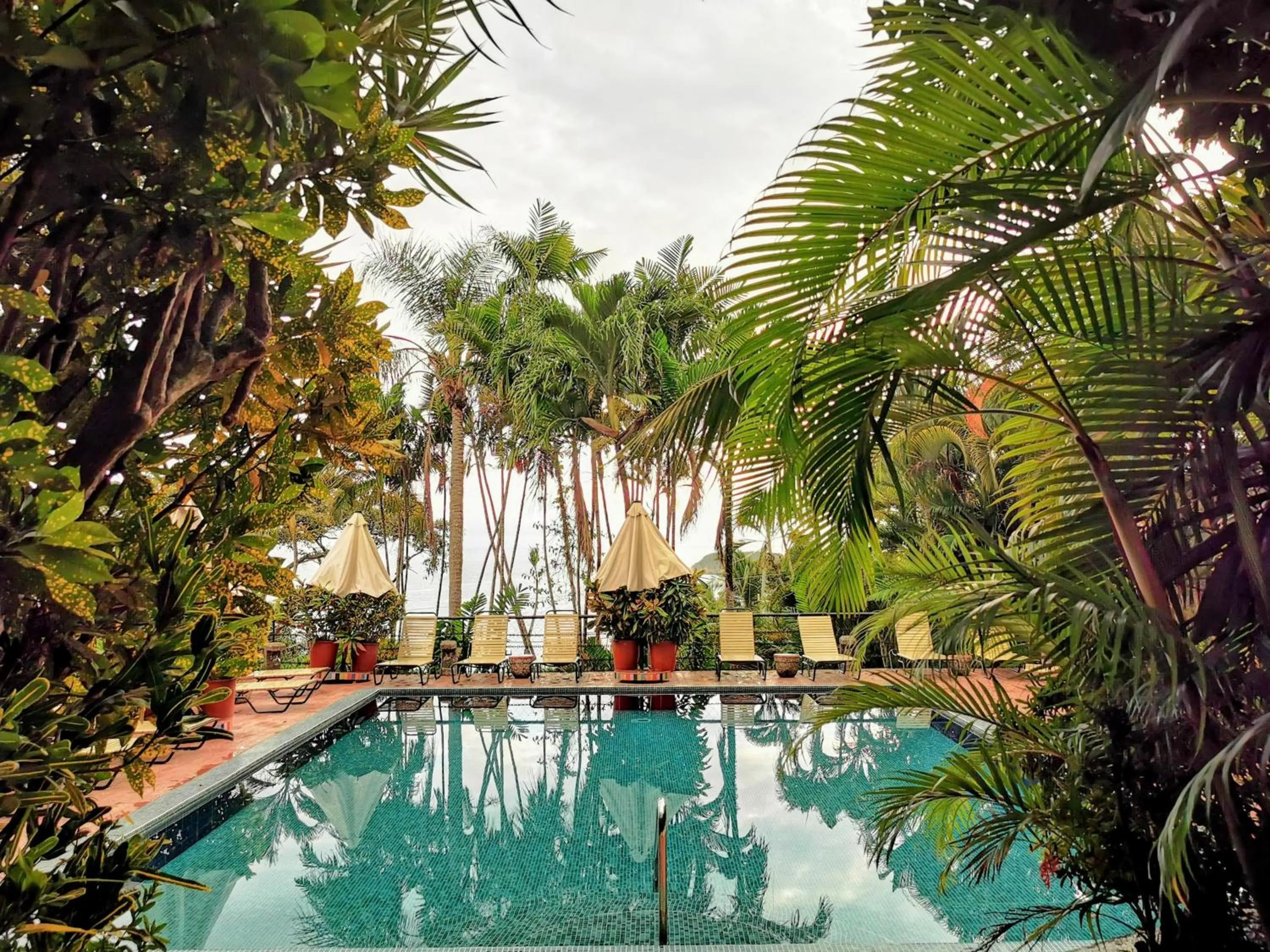 Pool view in Hotel Costa Verde
