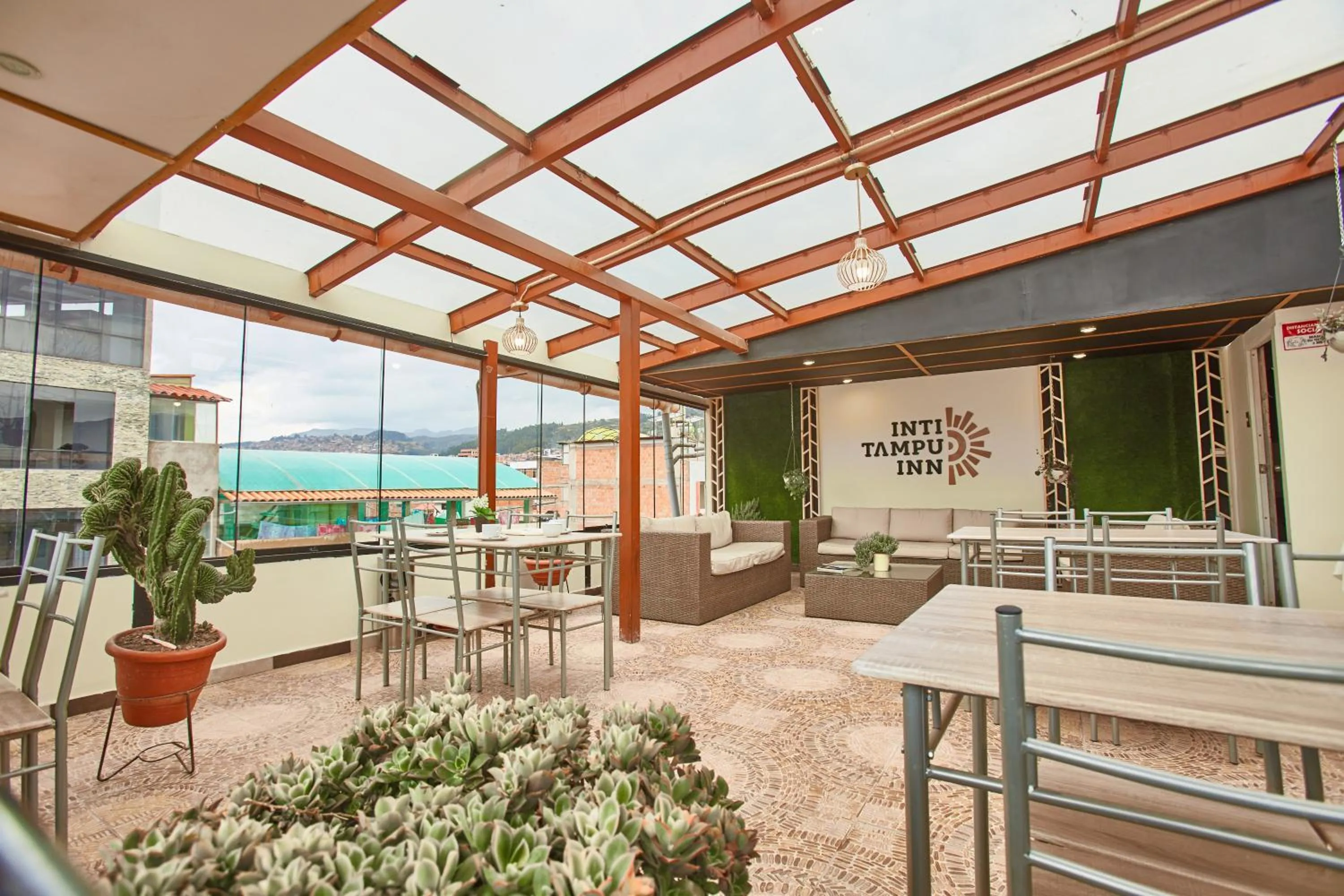 Patio in Inti Tampu Inn