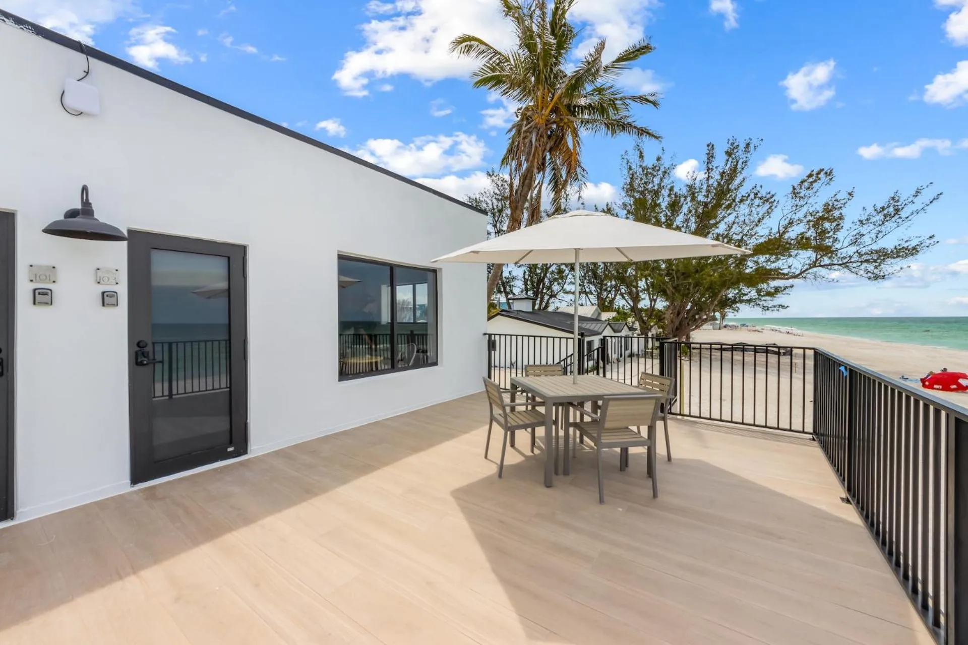 Patio in Seabreeze at Anna Maria Island Inn