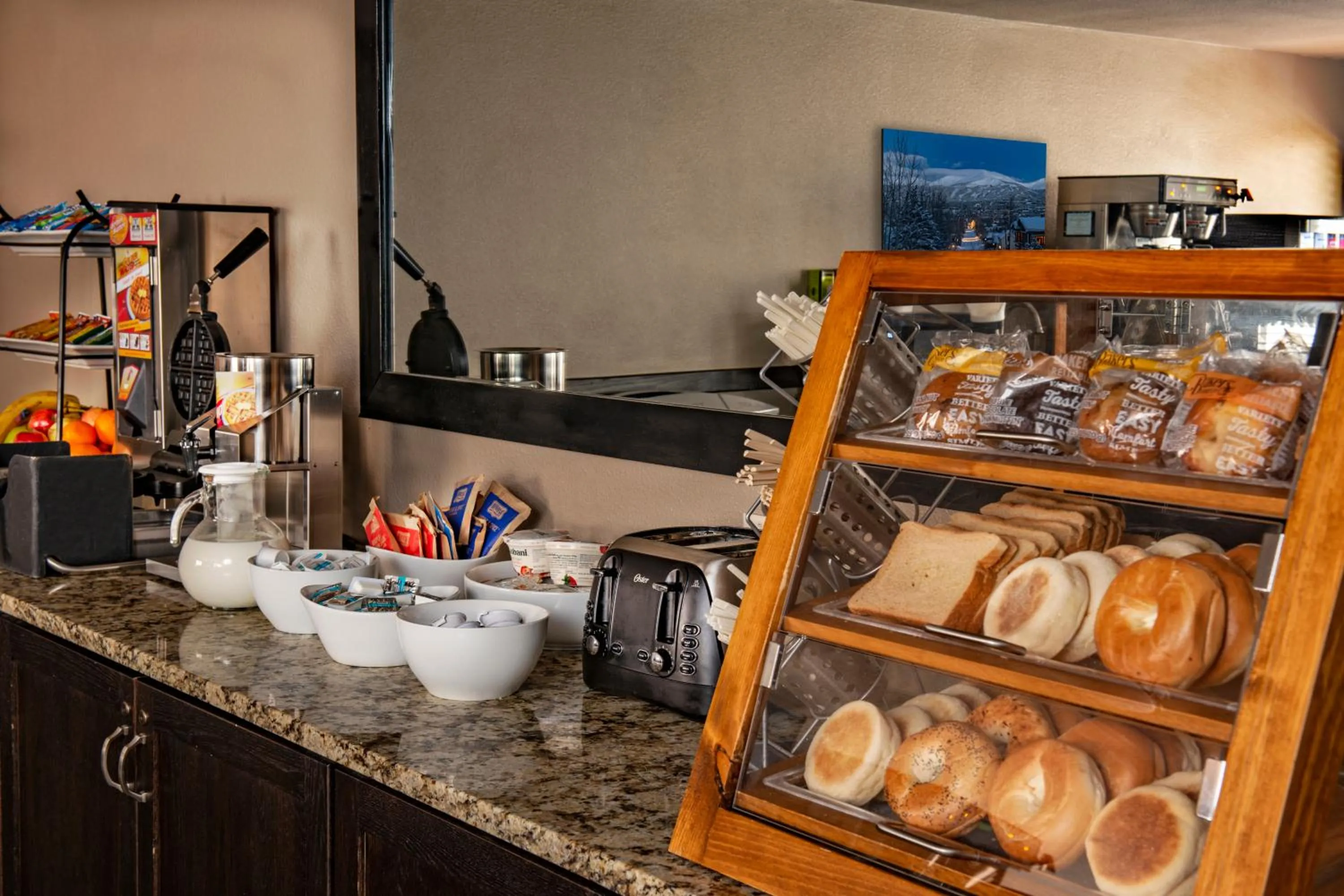 Continental breakfast in Breck Inn