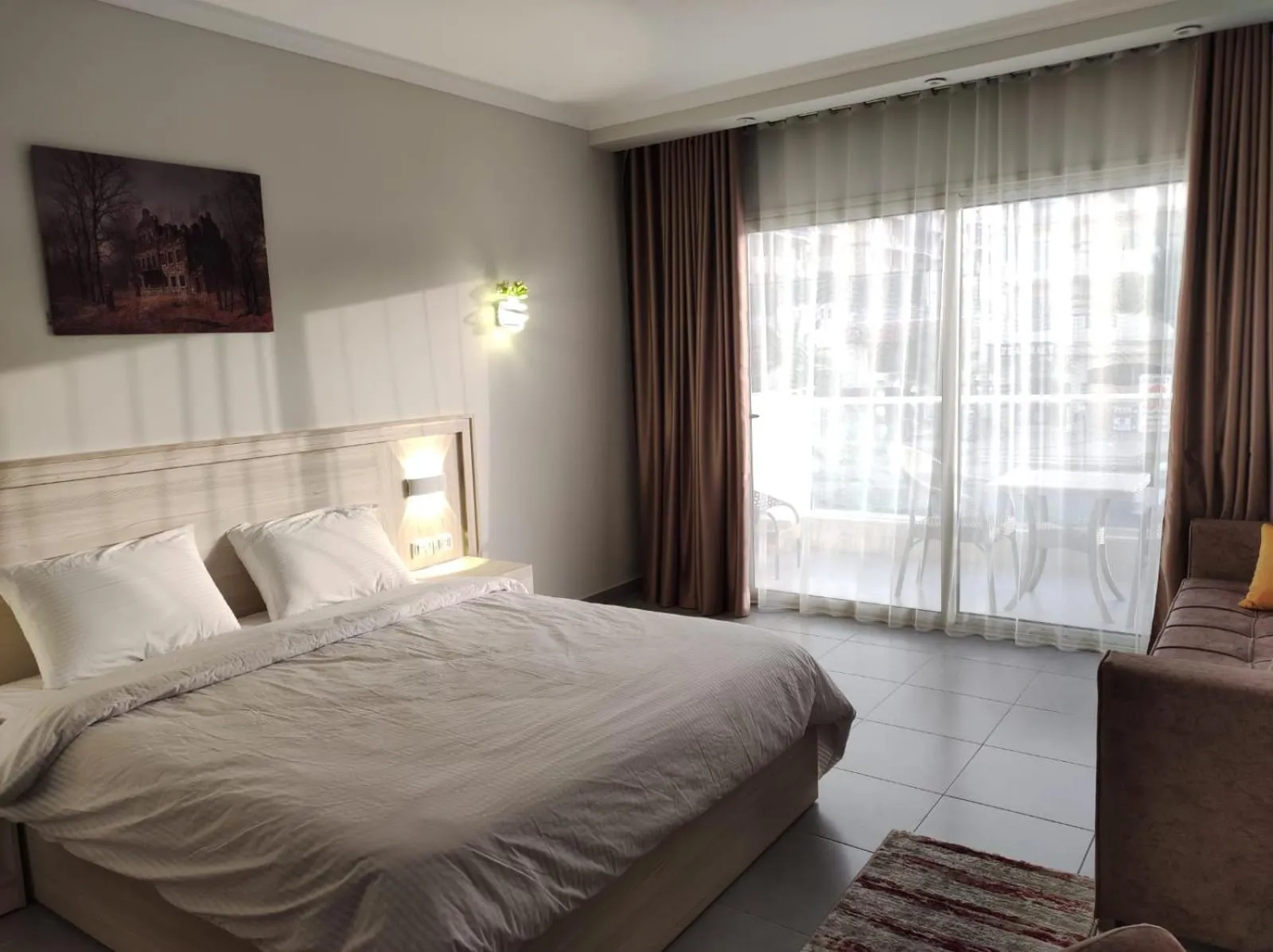 Bed in scandic resort