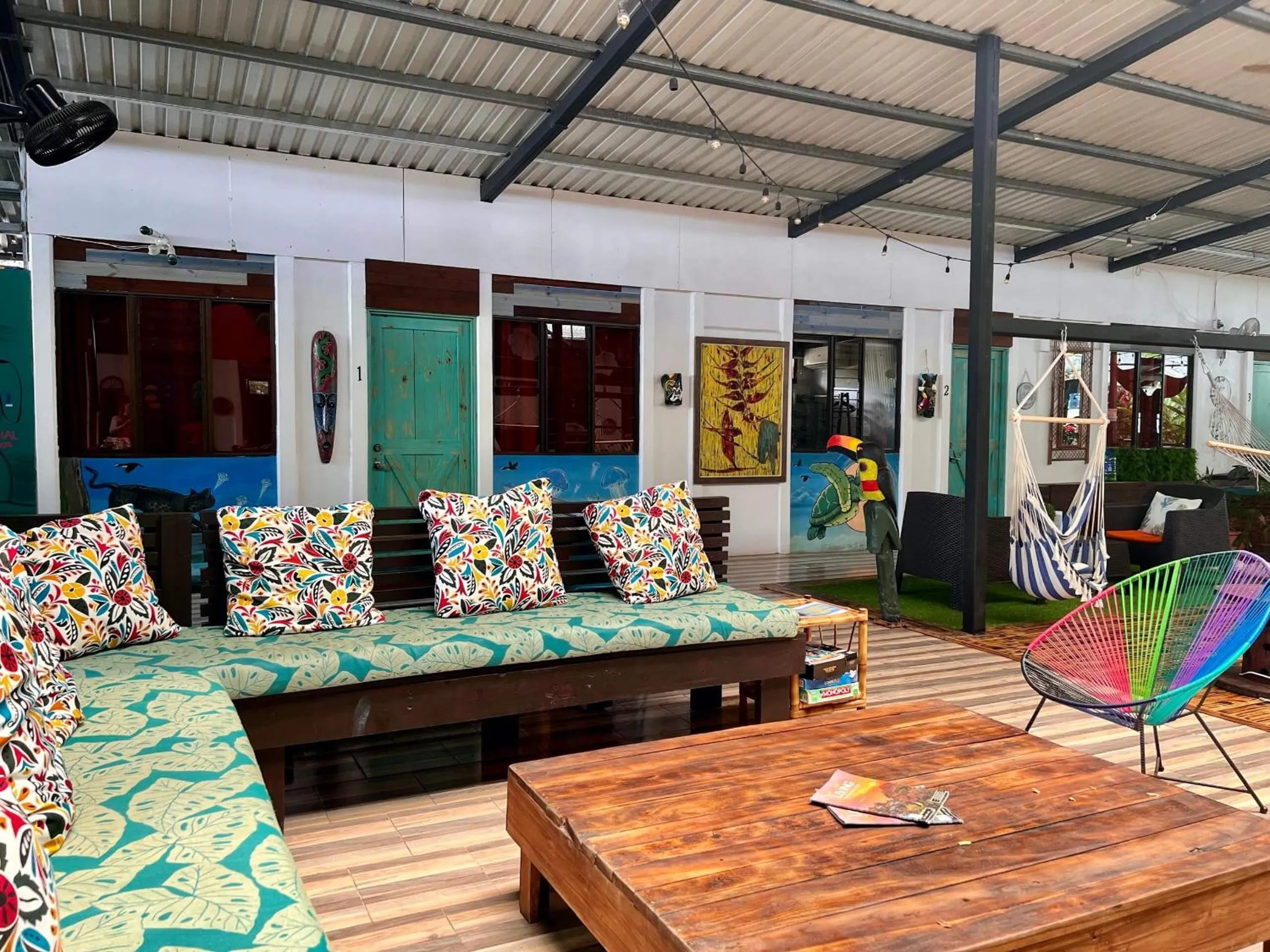 Seating area in Tucan Hotel