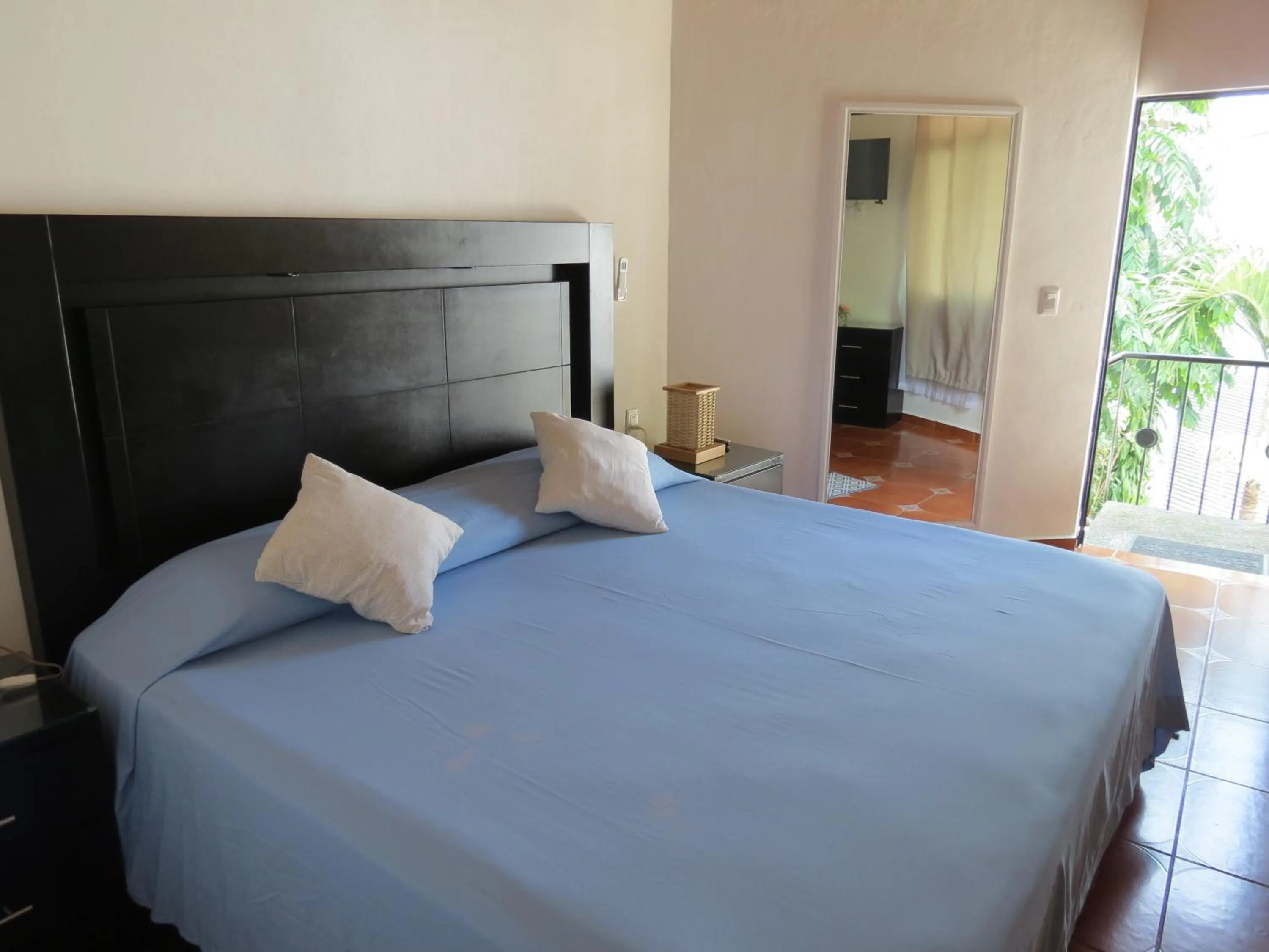 Bed in Hotel Posada Comala