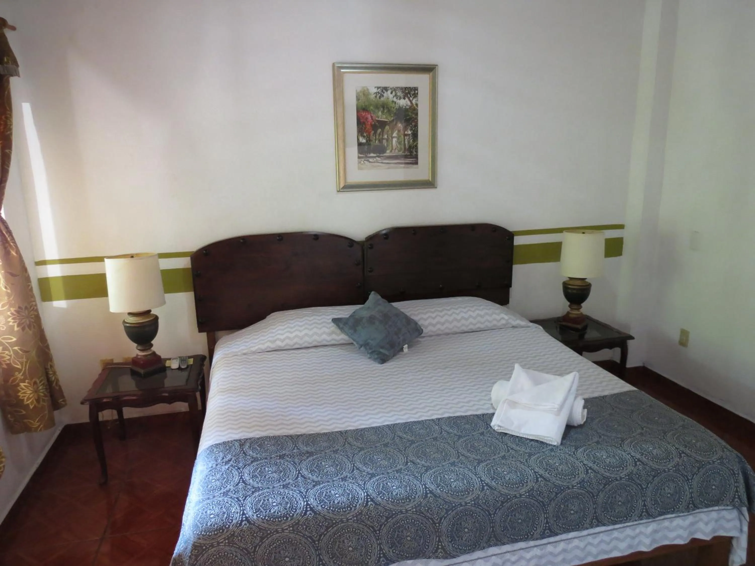 Bed in Hotel Posada Comala