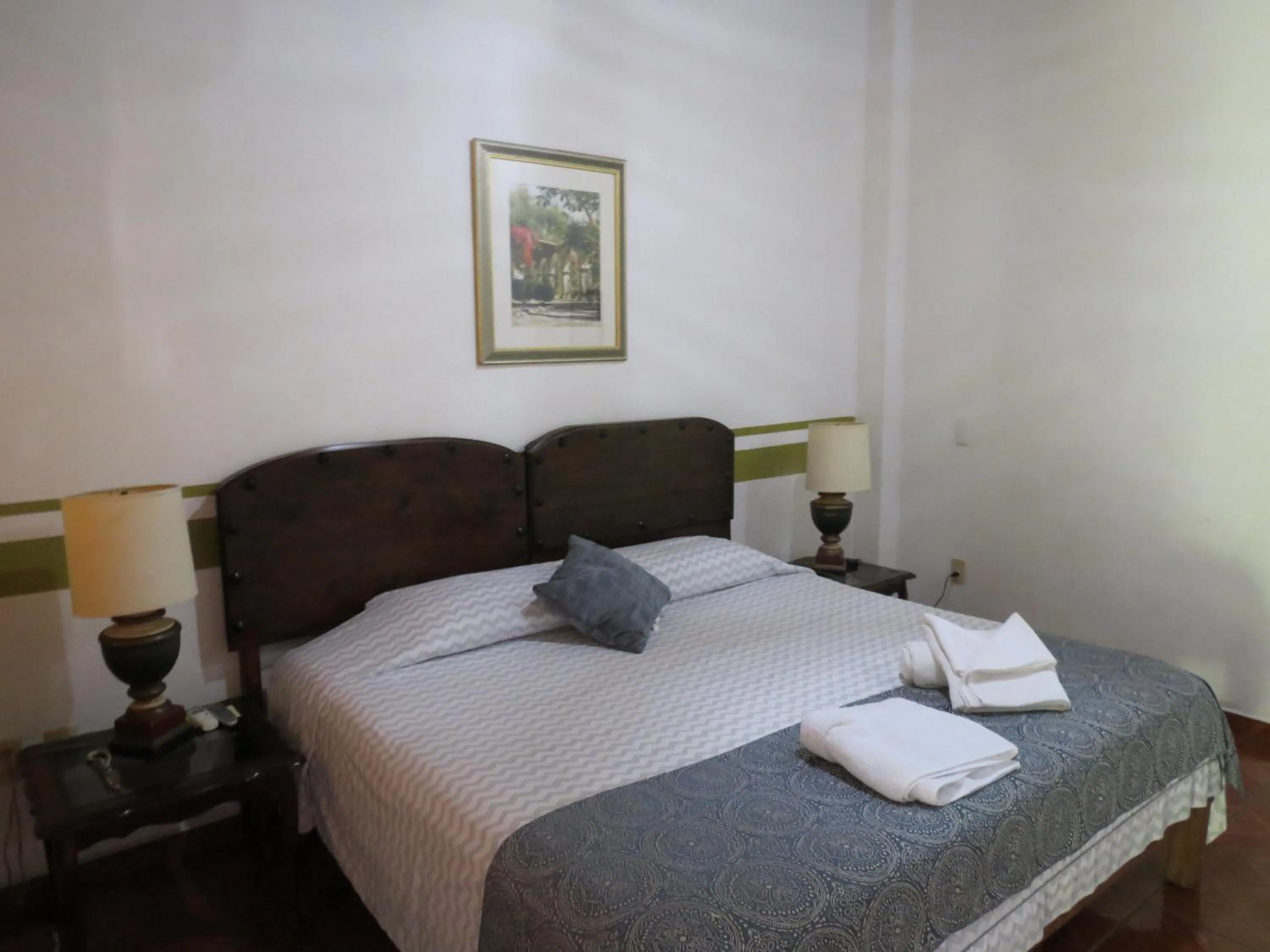 Bed in Hotel Posada Comala