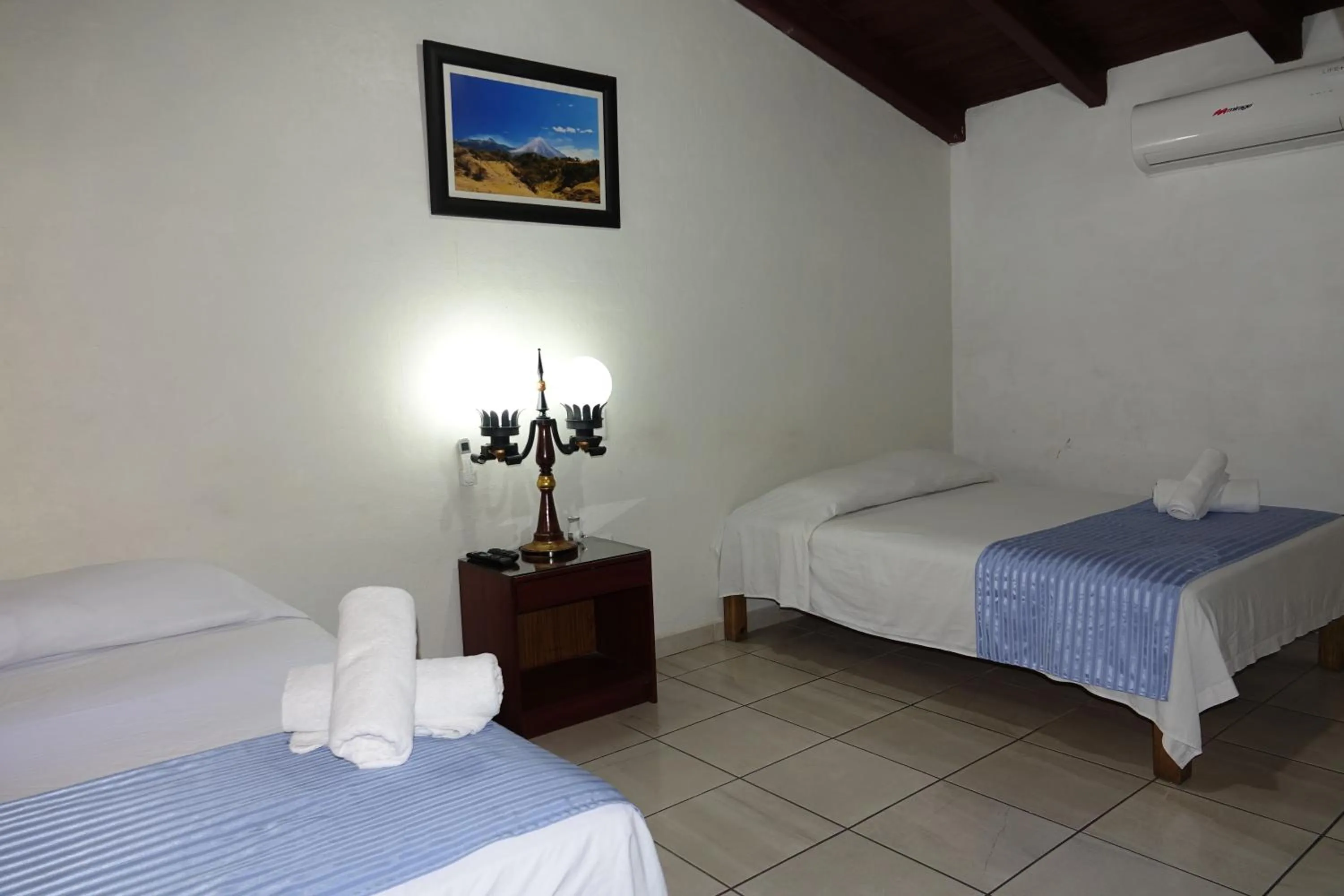 Bed in Hotel Posada Comala