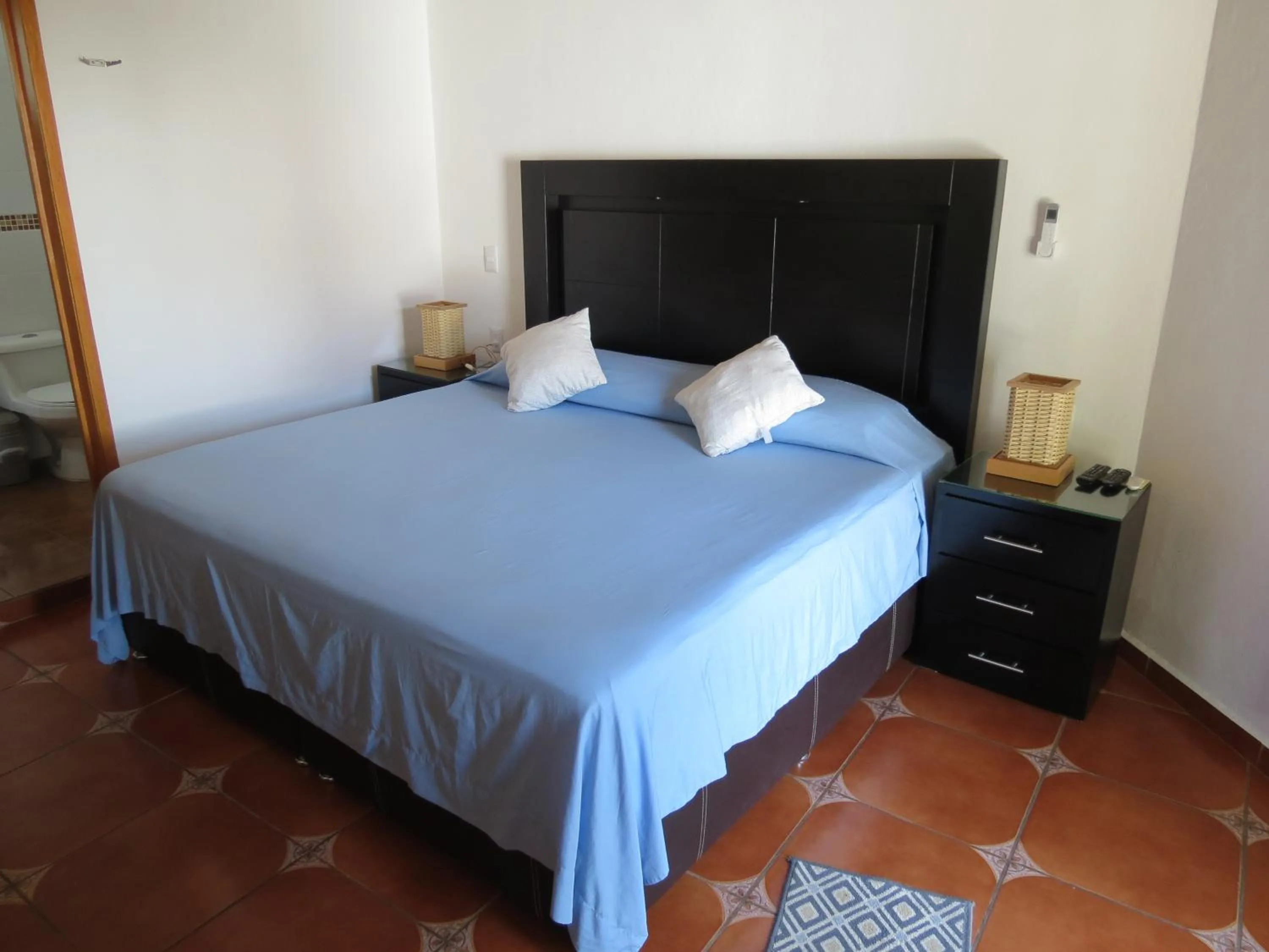 Bed in Hotel Posada Comala