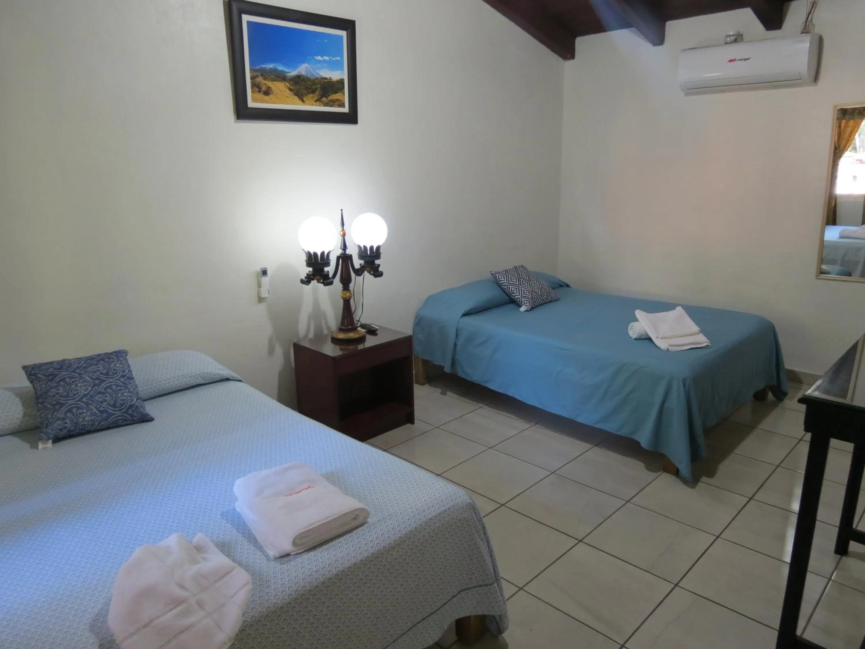 Bed in Hotel Posada Comala