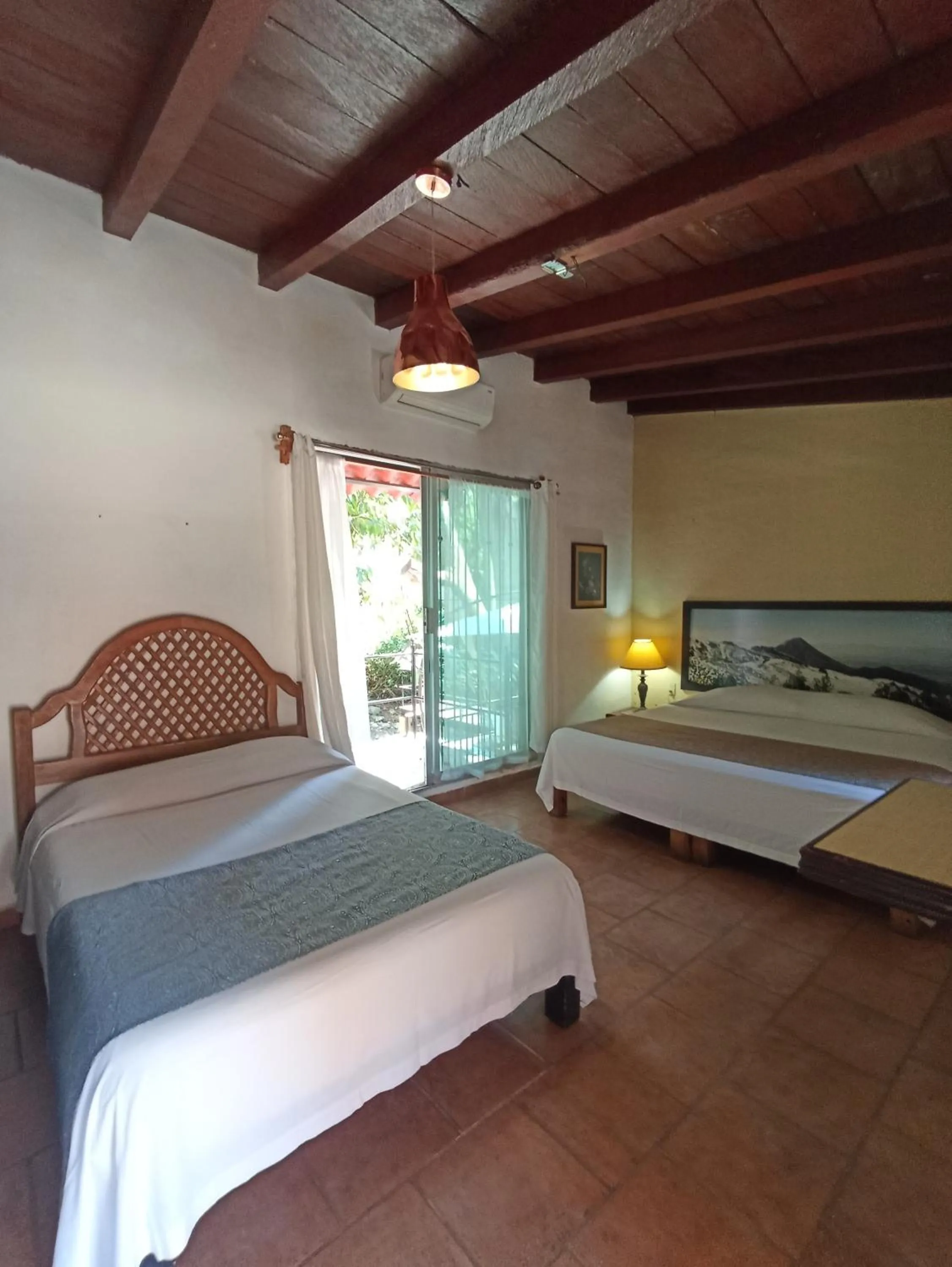 Bed in Hotel Posada Comala