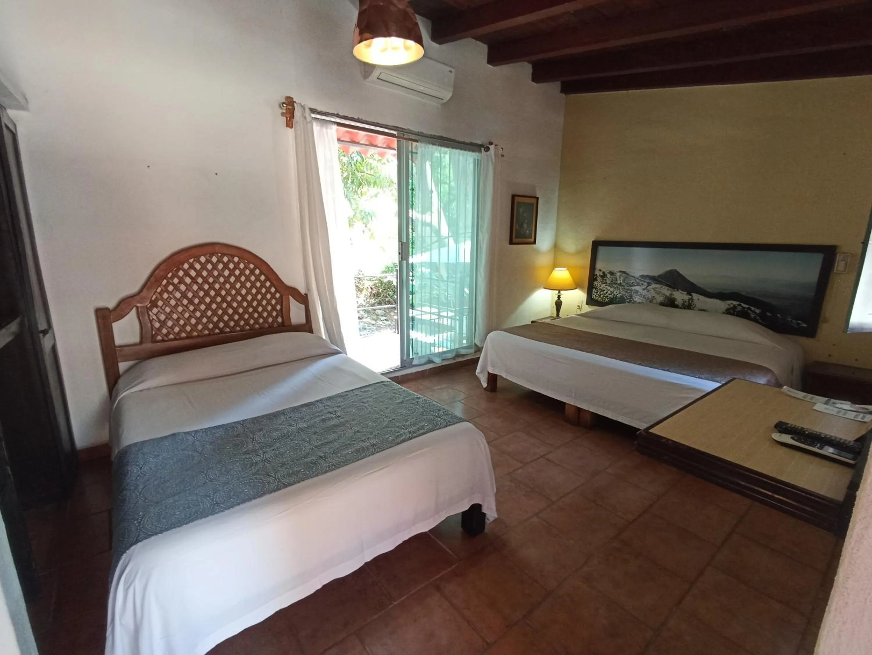 Bed in Hotel Posada Comala