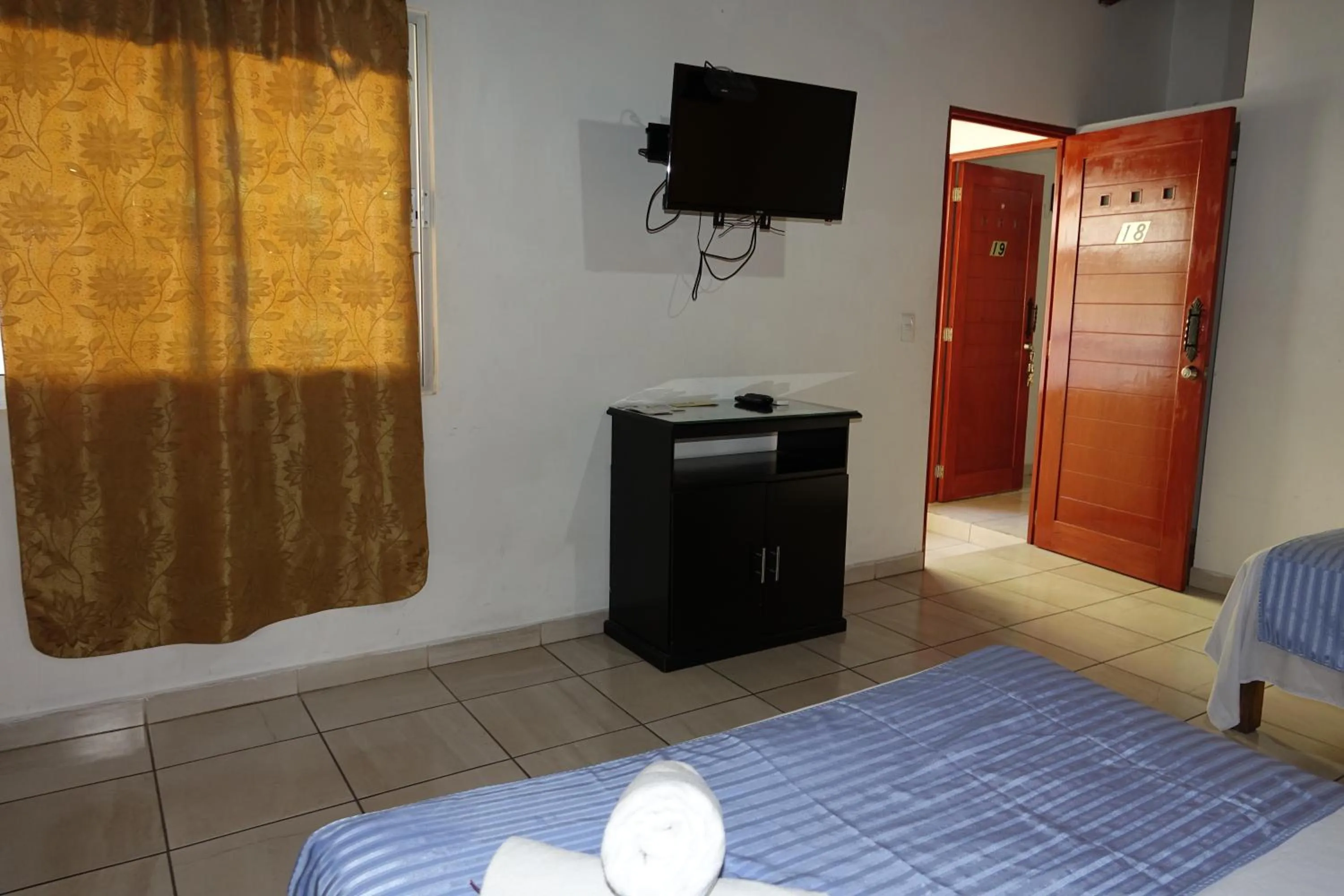 Bed in Hotel Posada Comala