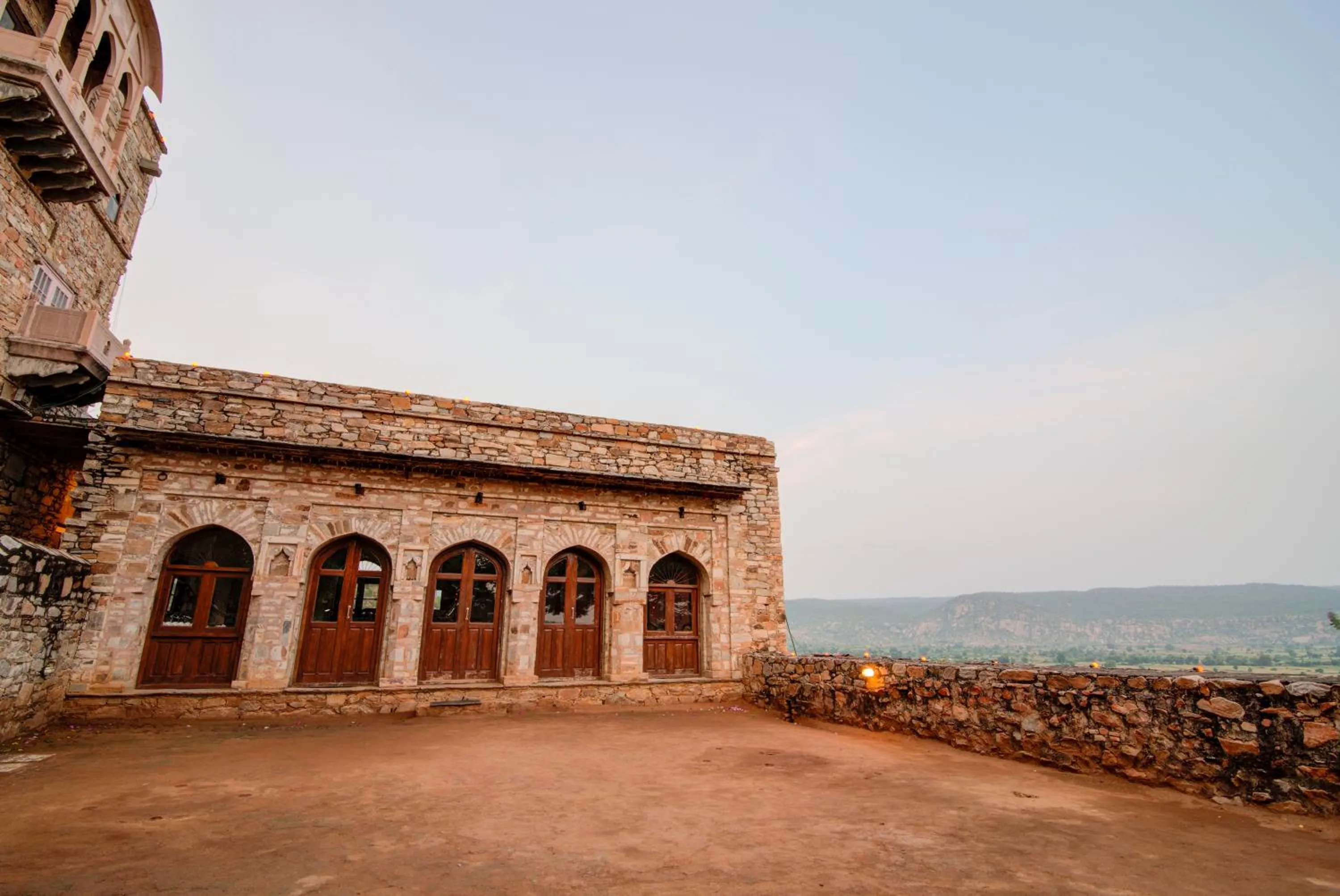 Natural landscape in Fort Dadhikar, Alwar