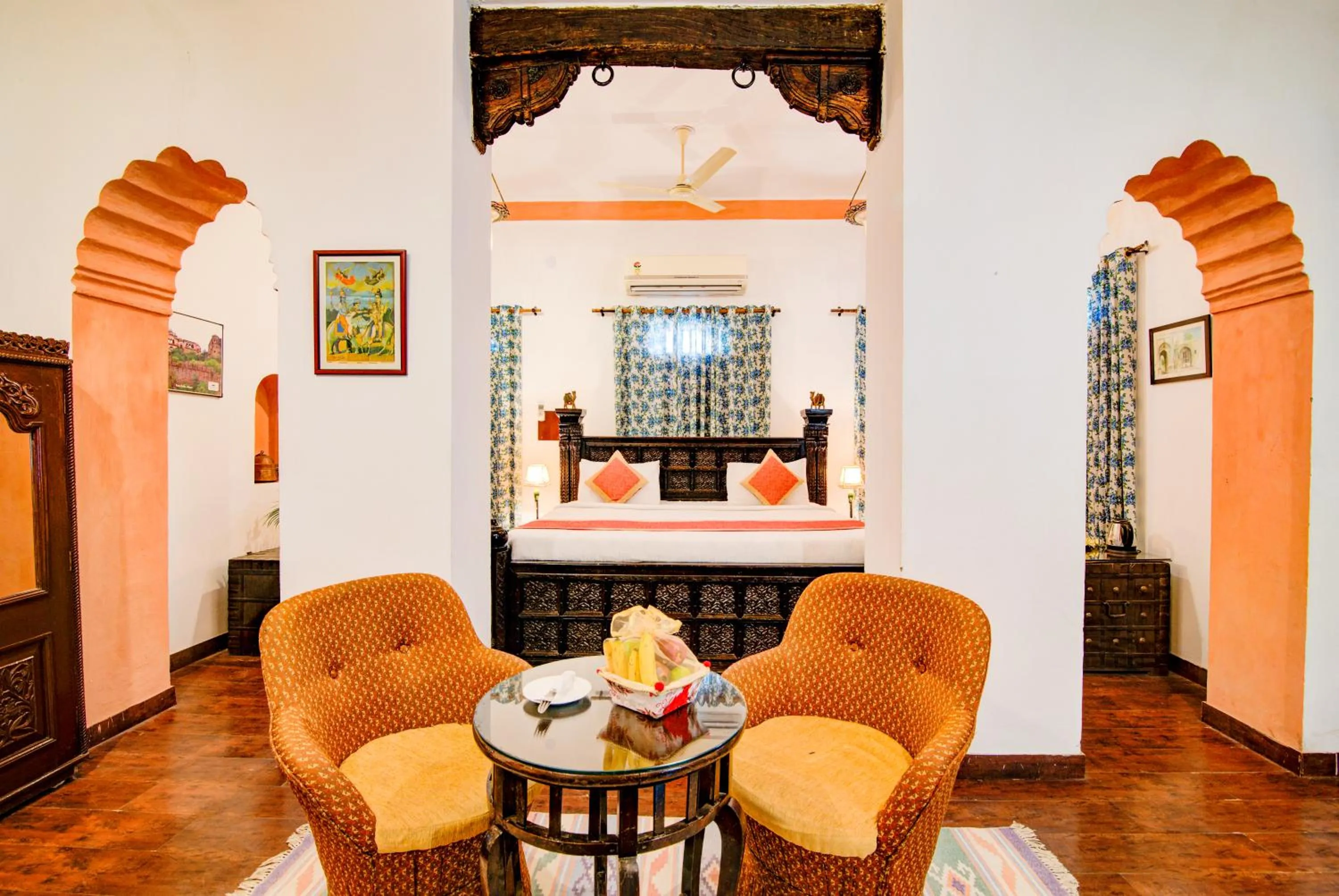 Living room in Fort Dadhikar, Alwar