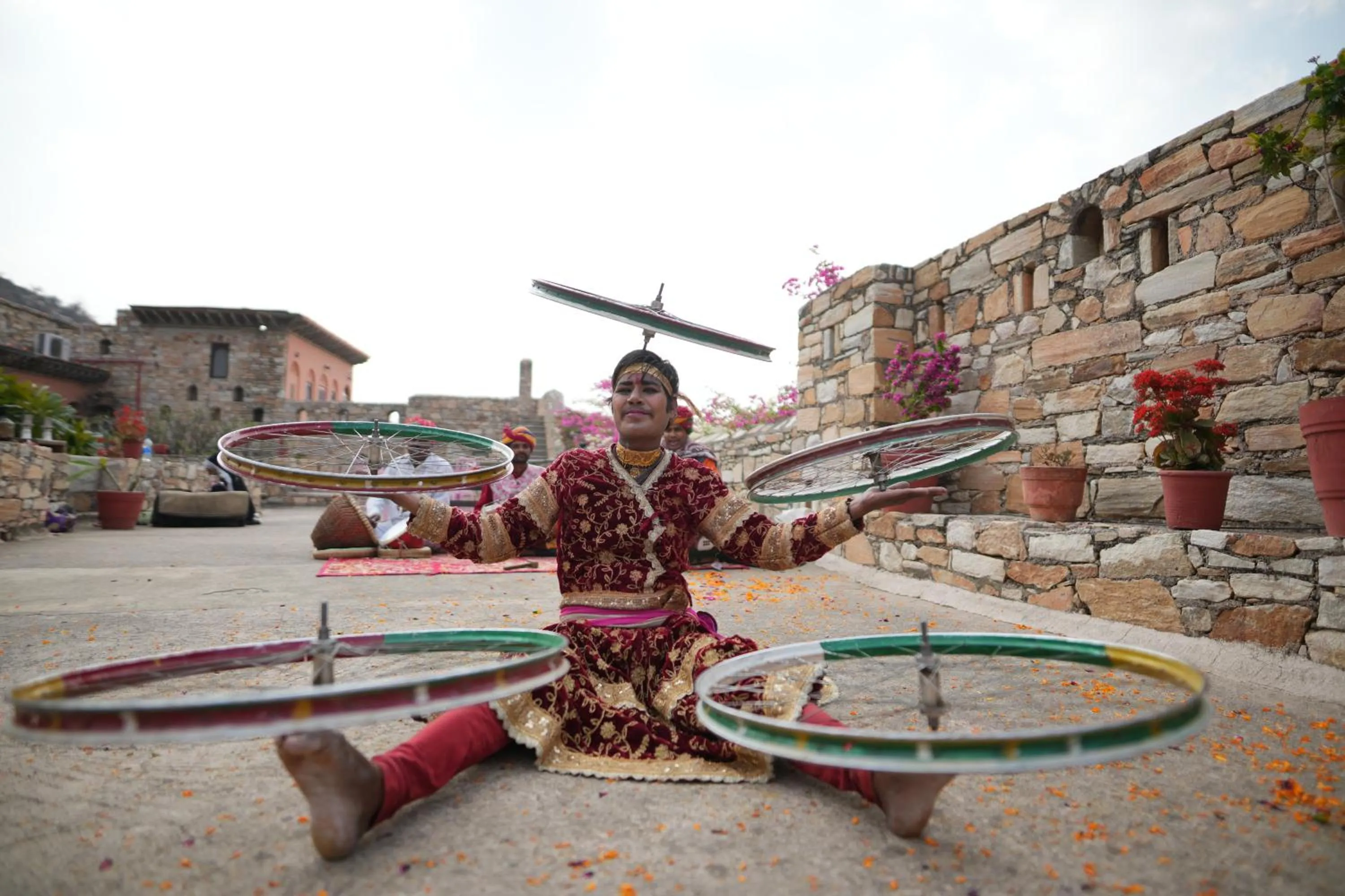 Activities in Fort Dadhikar, Alwar