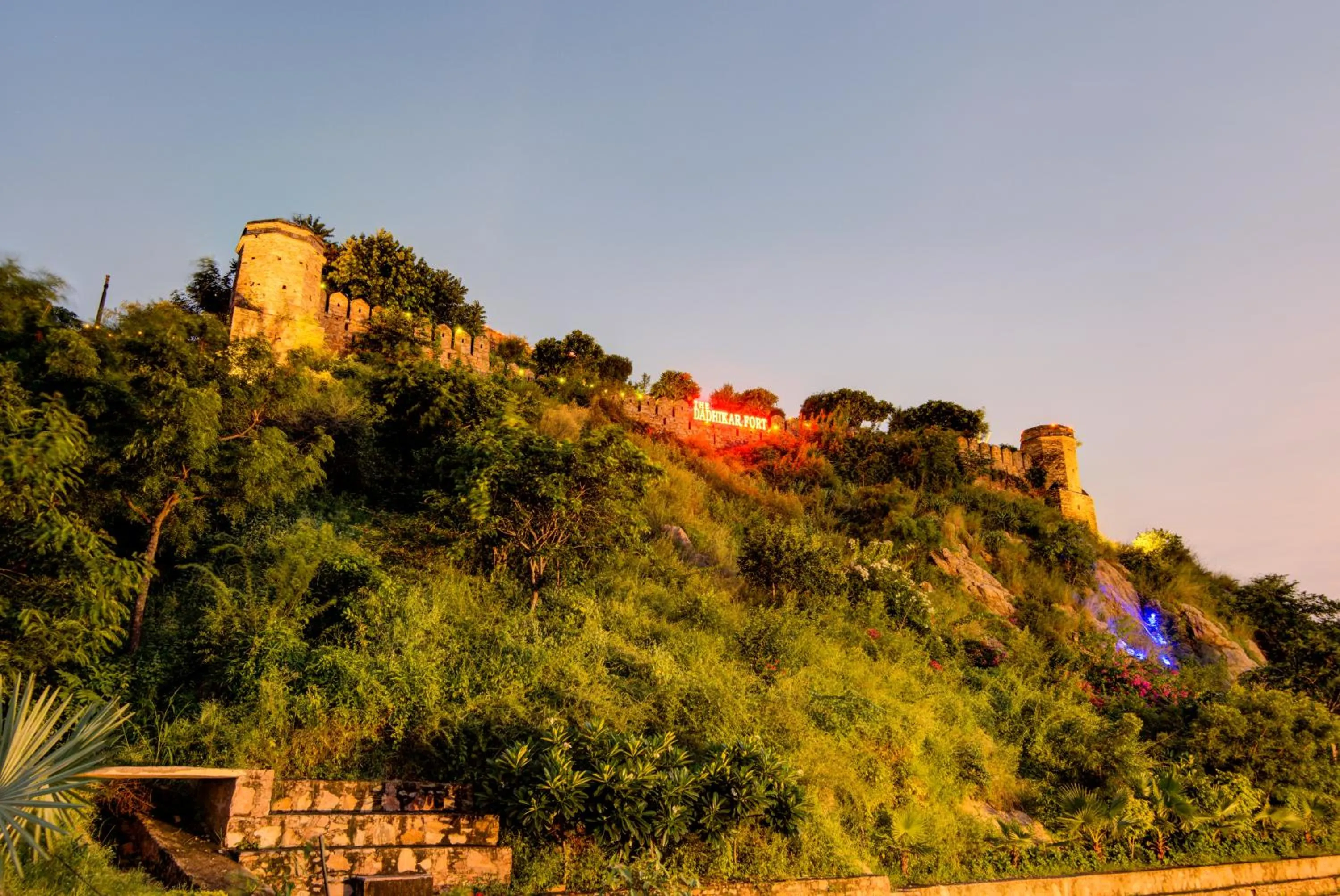 Natural landscape in Fort Dadhikar, Alwar