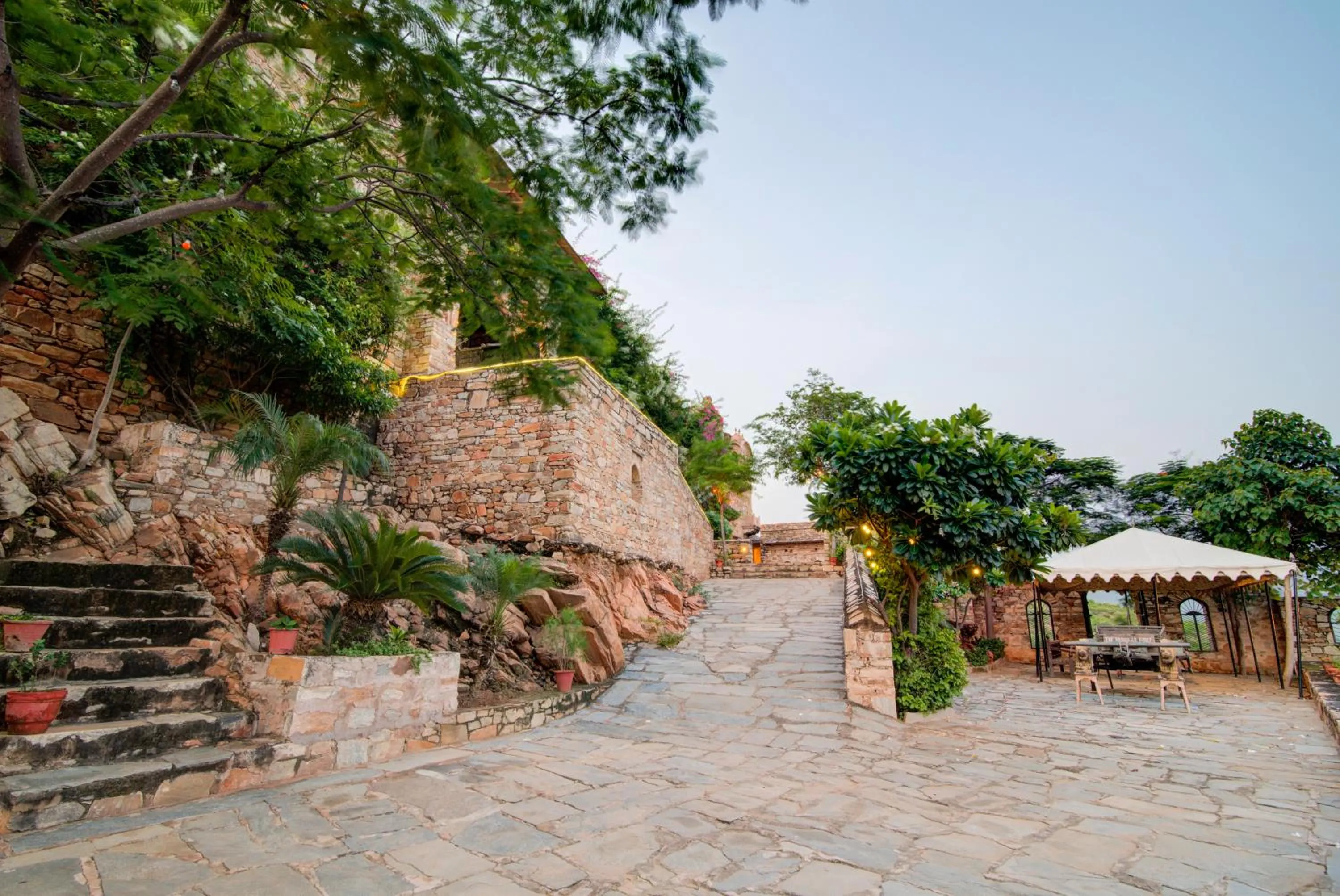 Landmark view in Fort Dadhikar, Alwar