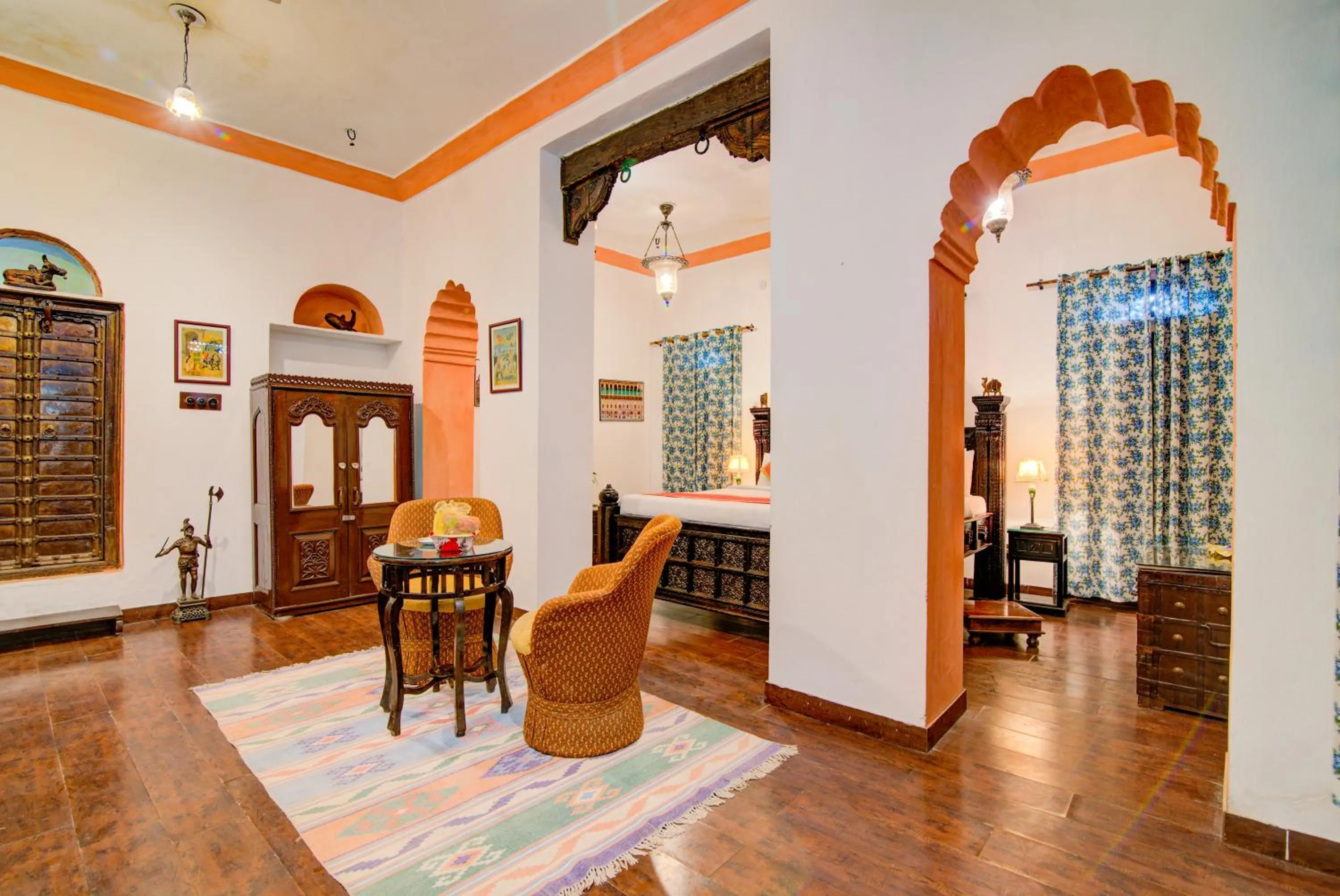 Living room in Fort Dadhikar, Alwar