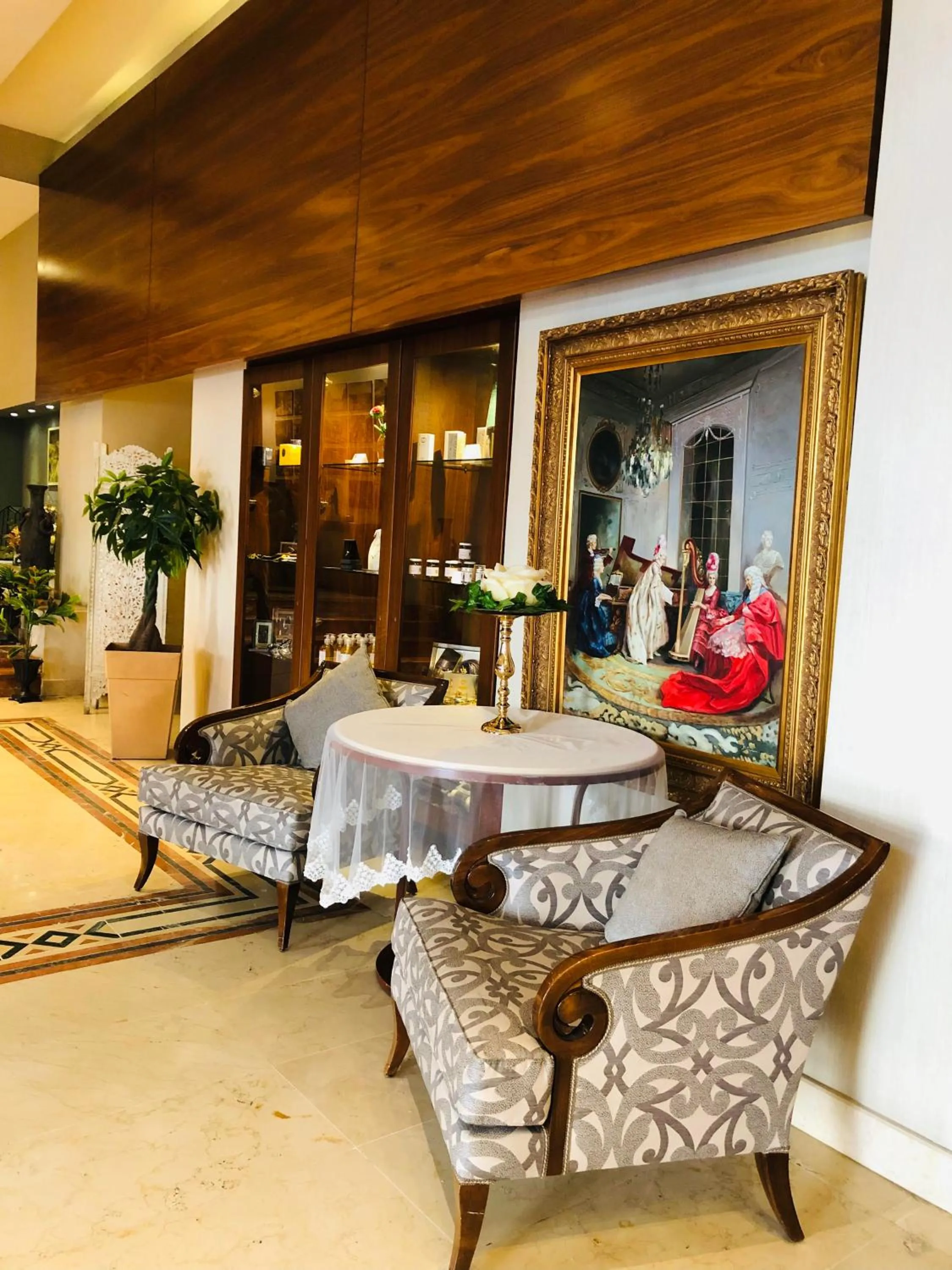 Lobby or reception in Grand Kadri Hotel - History Marked by Cristal Lebanon