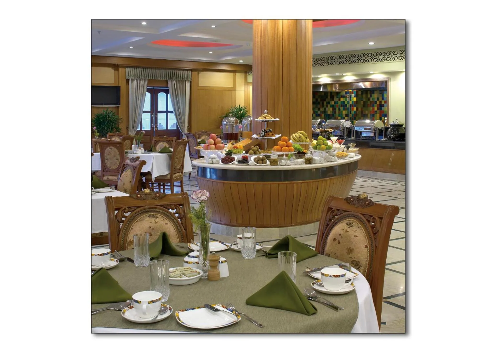 Buffet breakfast in Shiv Vilas Resort