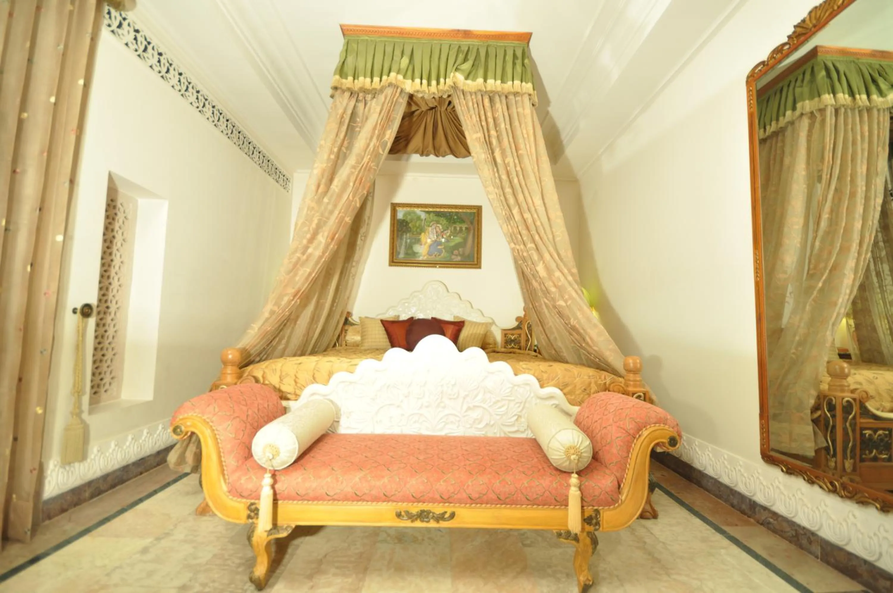 Bedroom in Shiv Vilas Resort
